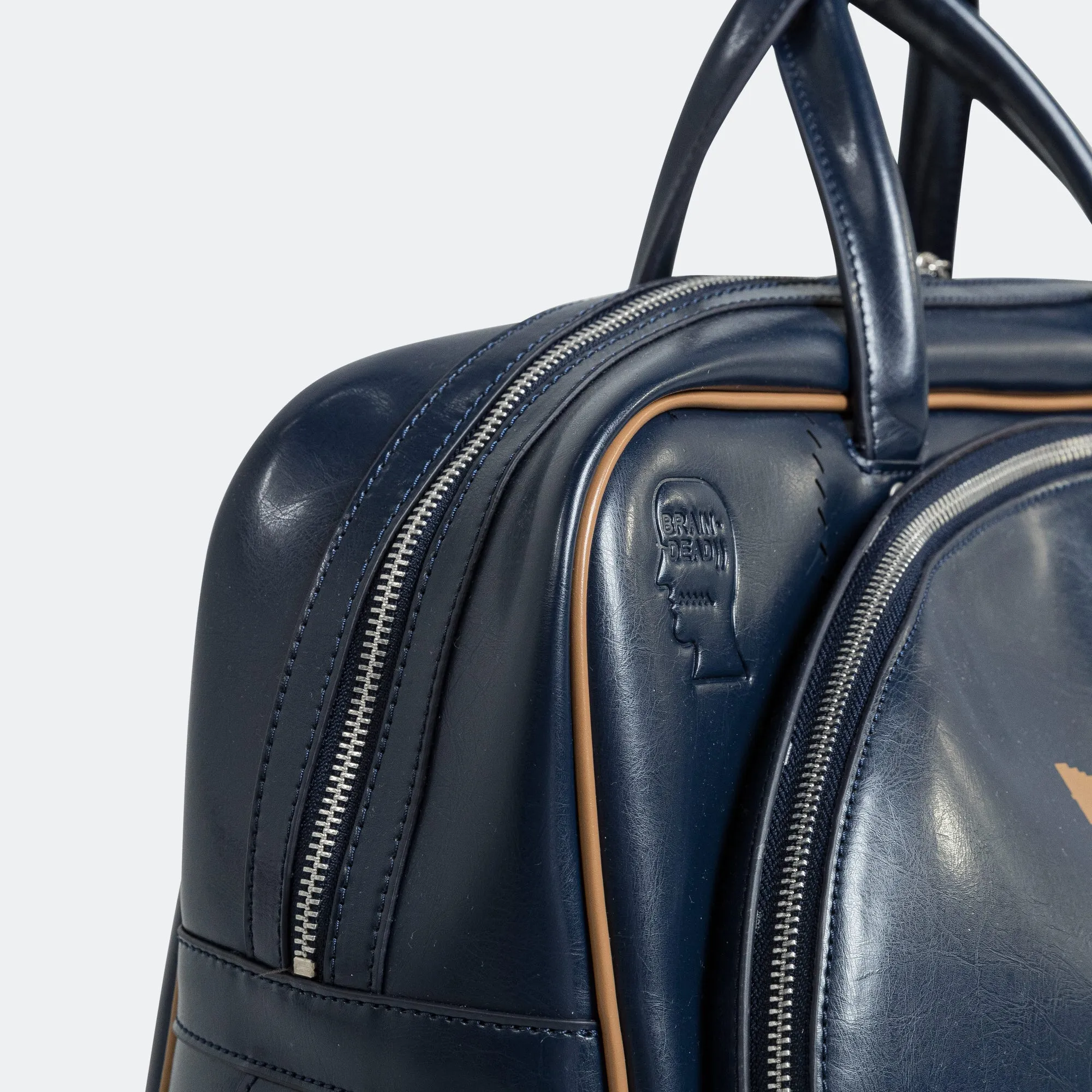 Adidas Clothing Tennis Airliner Bag x Brain Dead - Collegiate Navy/Brown Desert