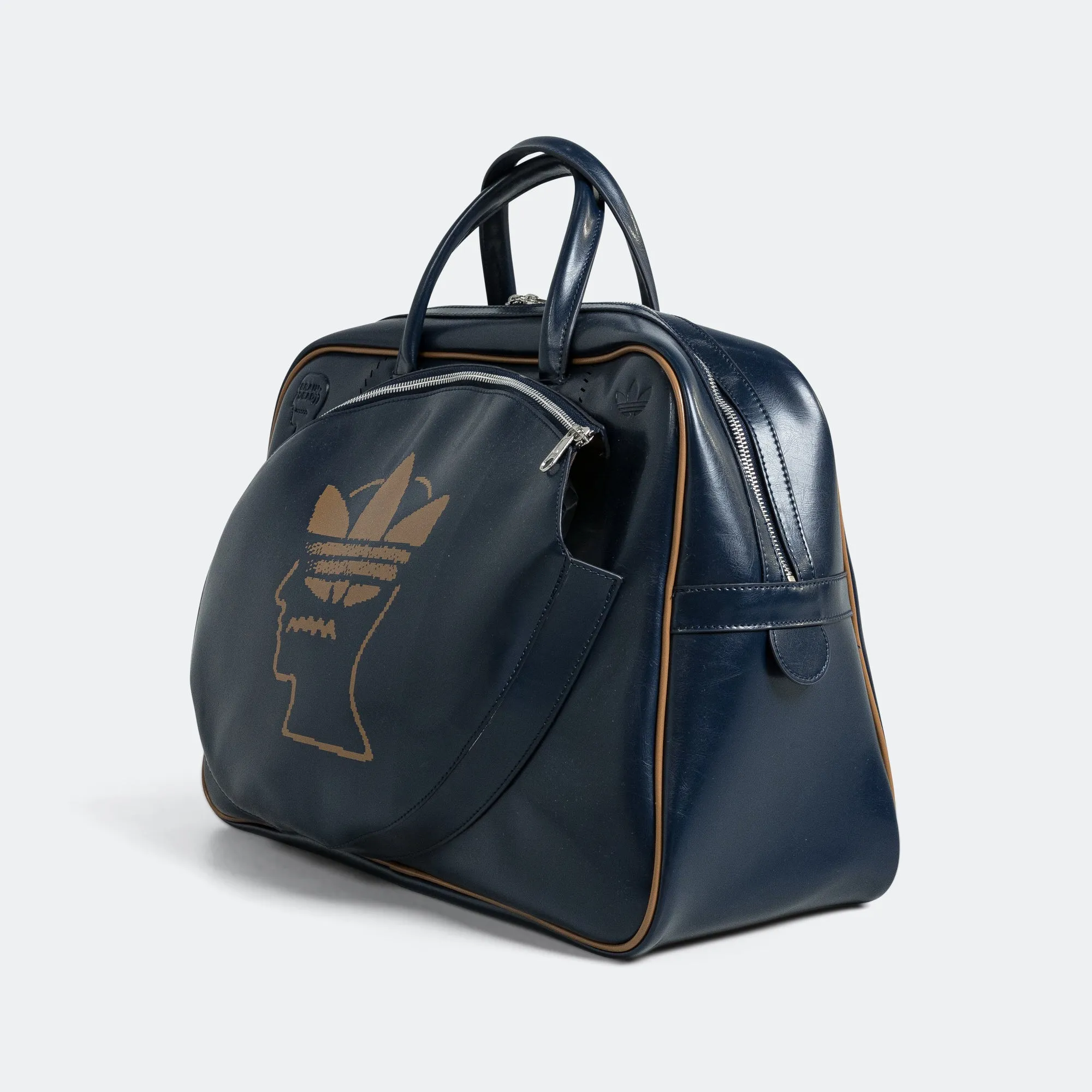 Adidas Clothing Tennis Airliner Bag x Brain Dead - Collegiate Navy/Brown Desert