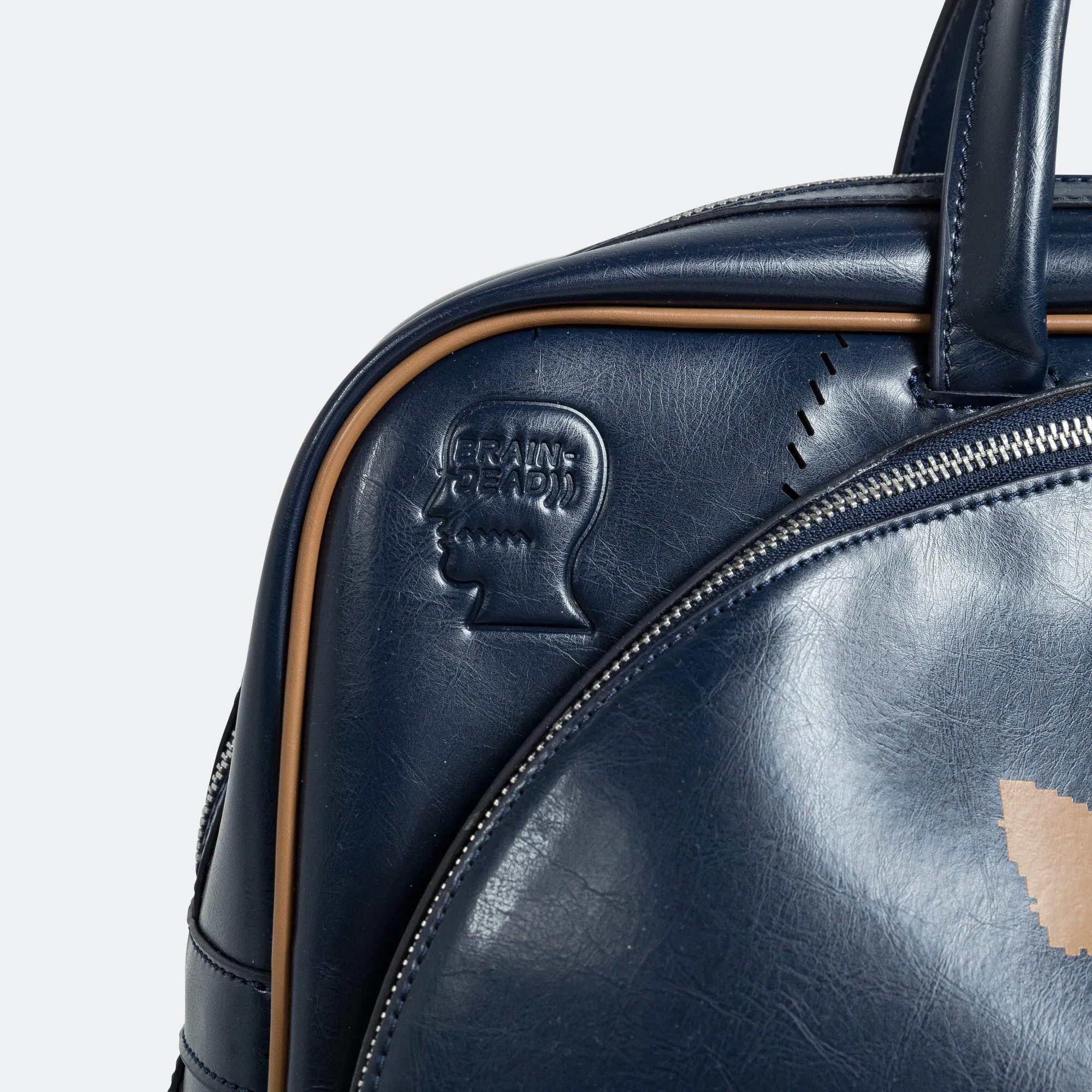 Adidas Clothing Tennis Airliner Bag x Brain Dead - Collegiate Navy/Brown Desert
