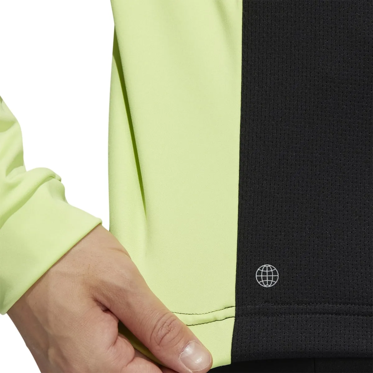 adidas Colourblock Primegreen 1/4 Zip Golf Top HC5572