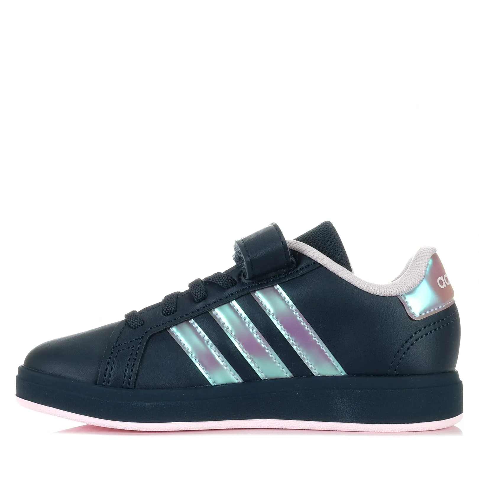 Adidas Grand Court 2.0 EL Youth Aurora Ink/Iridescent Shoes_Adidas
