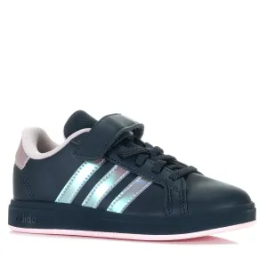 Adidas Grand Court 2.0 EL Youth Aurora Ink/Iridescent Shoes_Adidas