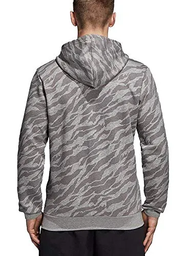 Adidas Mens Ess Aop Fz Hdy Sweatshirt Nike Clothing