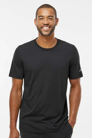 Adidas Mens Short Sleeve Crewneck T-Shirt - Black