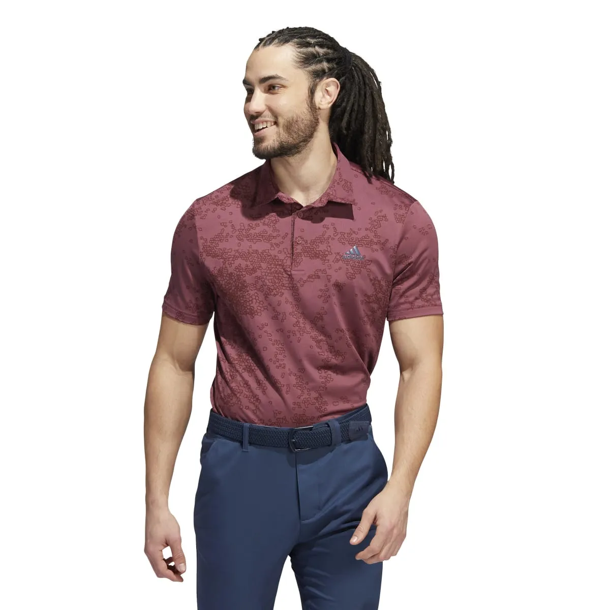 adidas Primegreen Jacquard Golf Polo Shirt HF6615