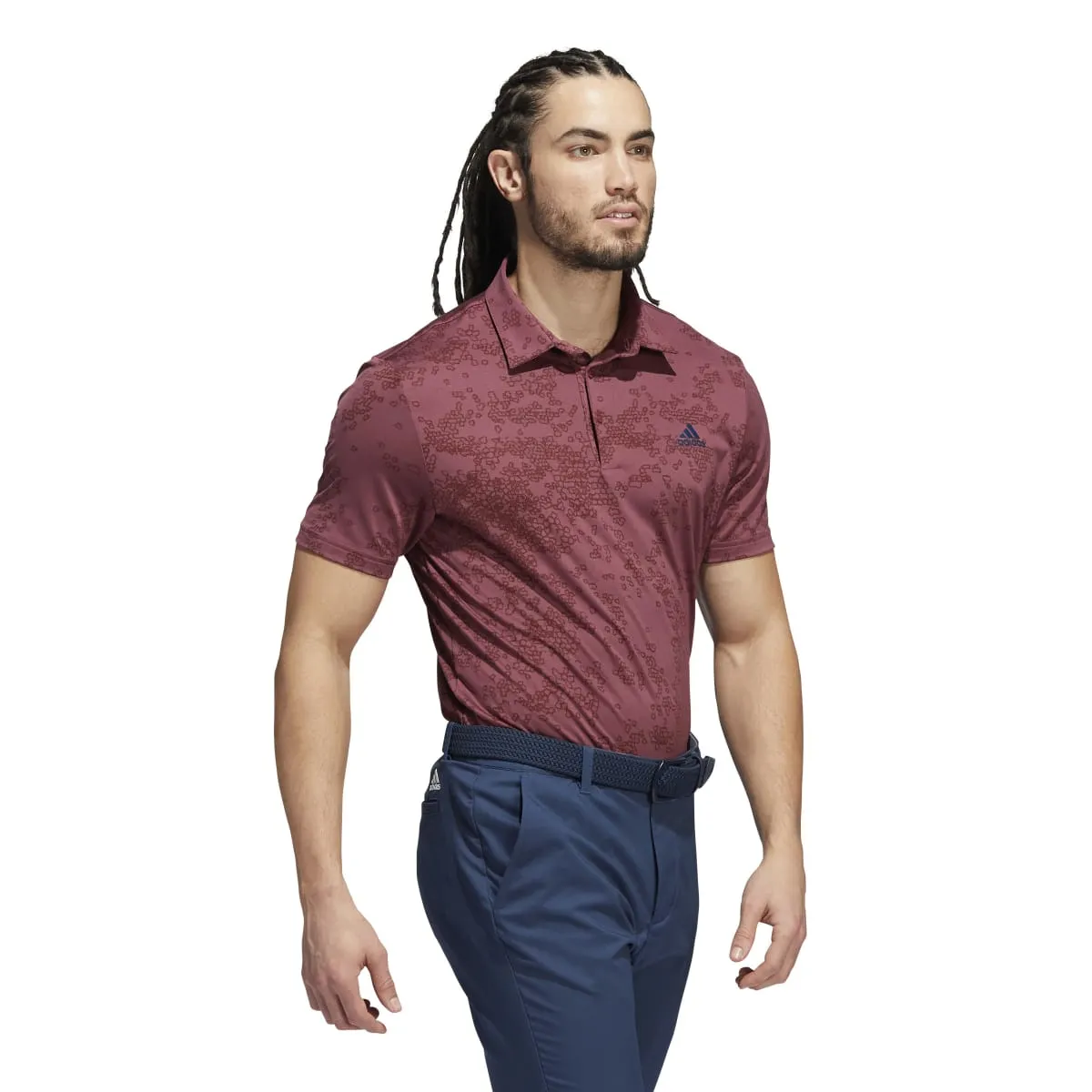 adidas Primegreen Jacquard Golf Polo Shirt HF6615