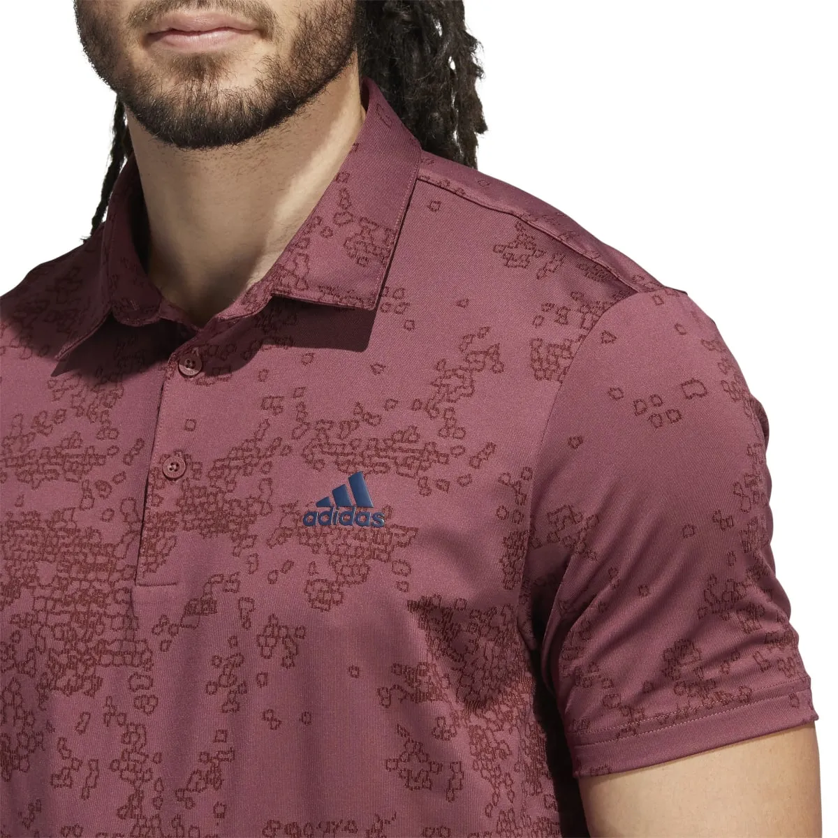 adidas Primegreen Jacquard Golf Polo Shirt HF6615