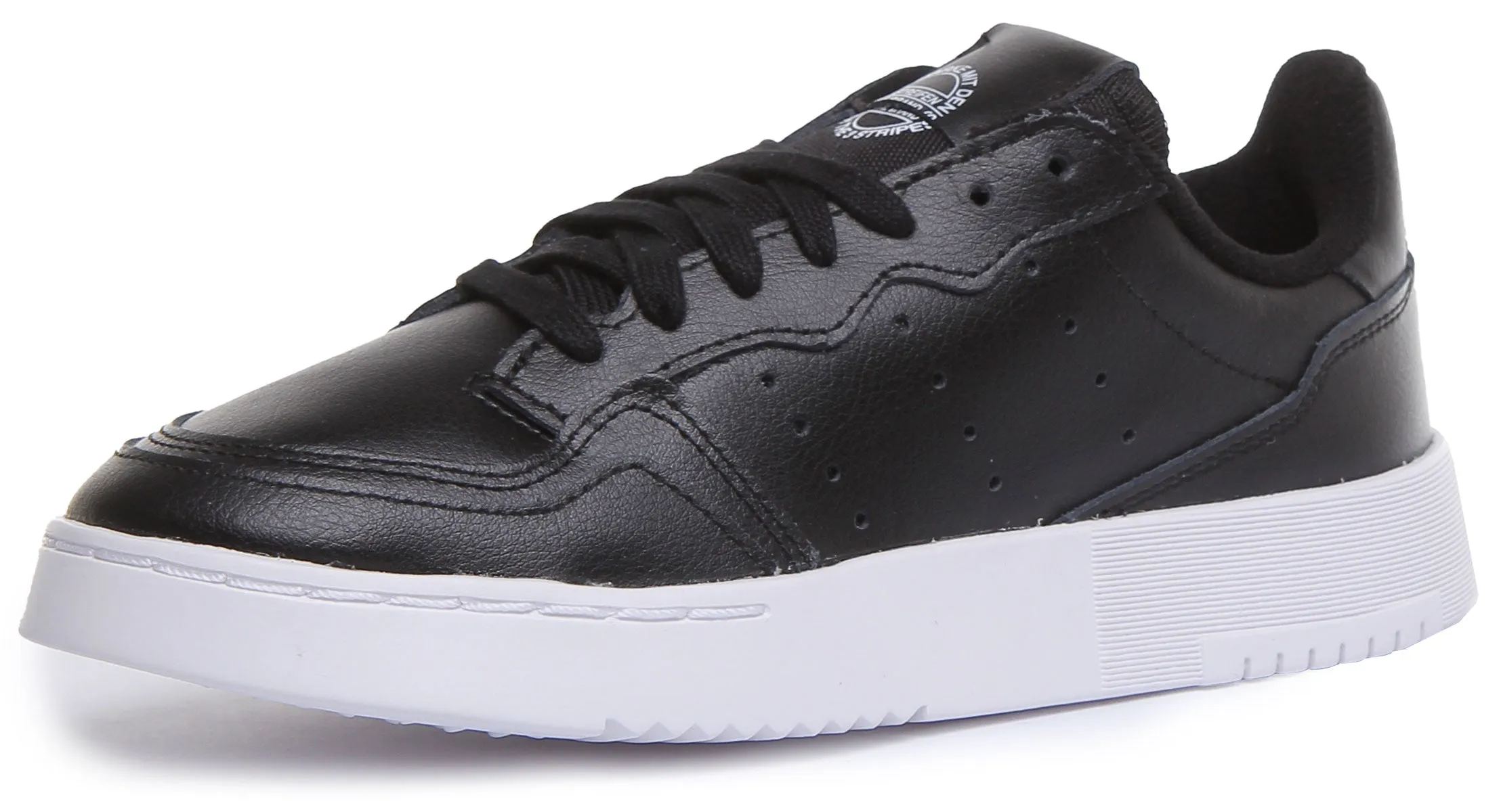 Adidas Supercourt J In Black White For Juniors Shoes Adidas