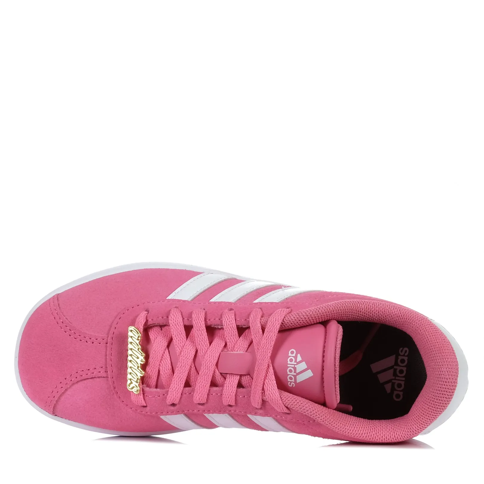 Adidas VL Court 3.0 Kids Pink/White Shoes_Adidas