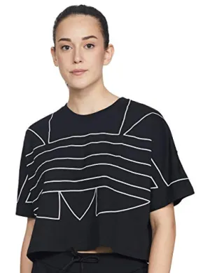 Adidas Women's Originals Lrg Logo Tee T-Shirt Nike Clothing