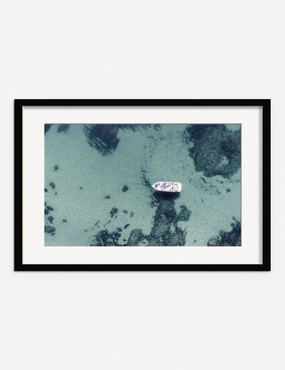 Aerial Ocean Bliss Photography Print by Ingrid Beddoes 