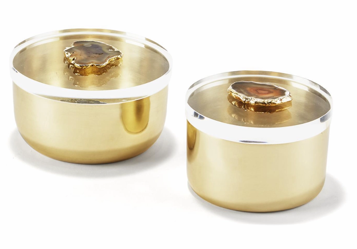 Agate Decorative Boxes 