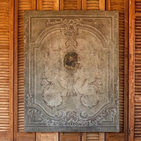 Aged Fresco Rooster Print 