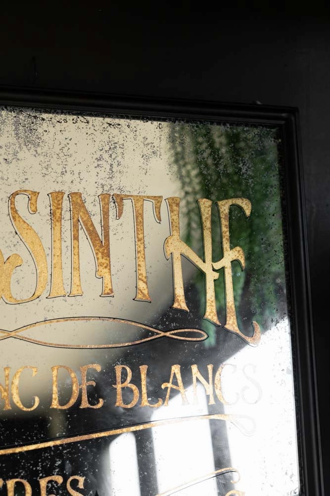 Aged Style Absinthe, Bieres & Vins Decorative Mirror