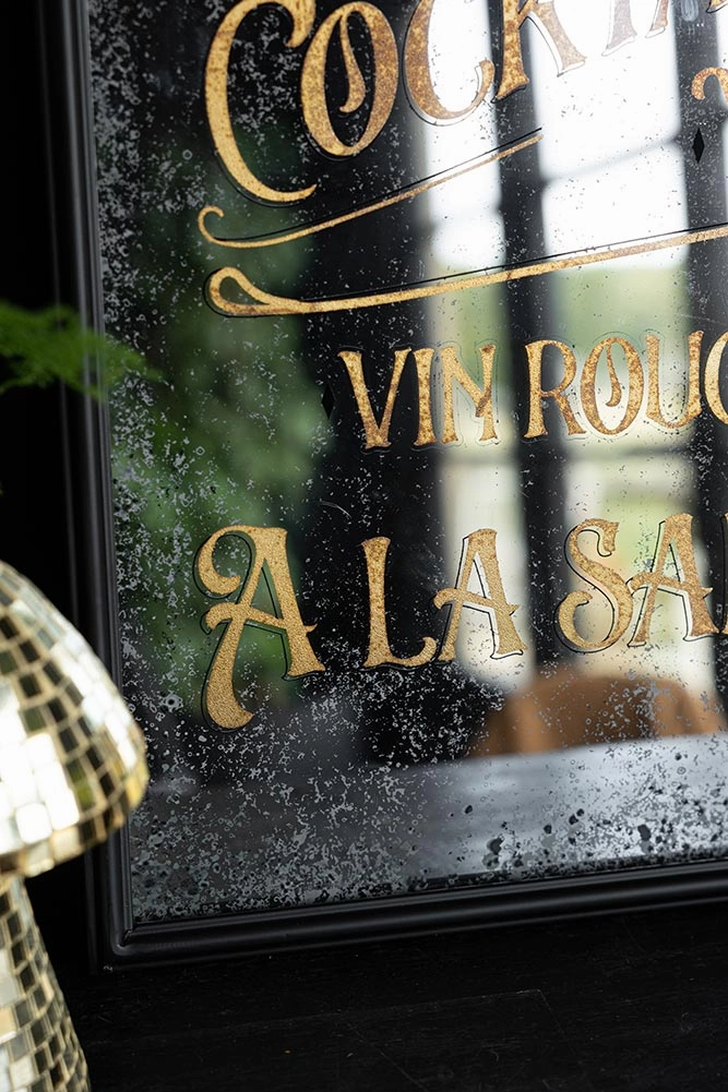 Aged Style Absinthe, Bieres & Vins Decorative Mirror