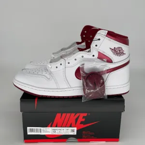 AIR JORDAN 1 85 METALLIC BURGUNDY SIZE 12 BQ4422-161