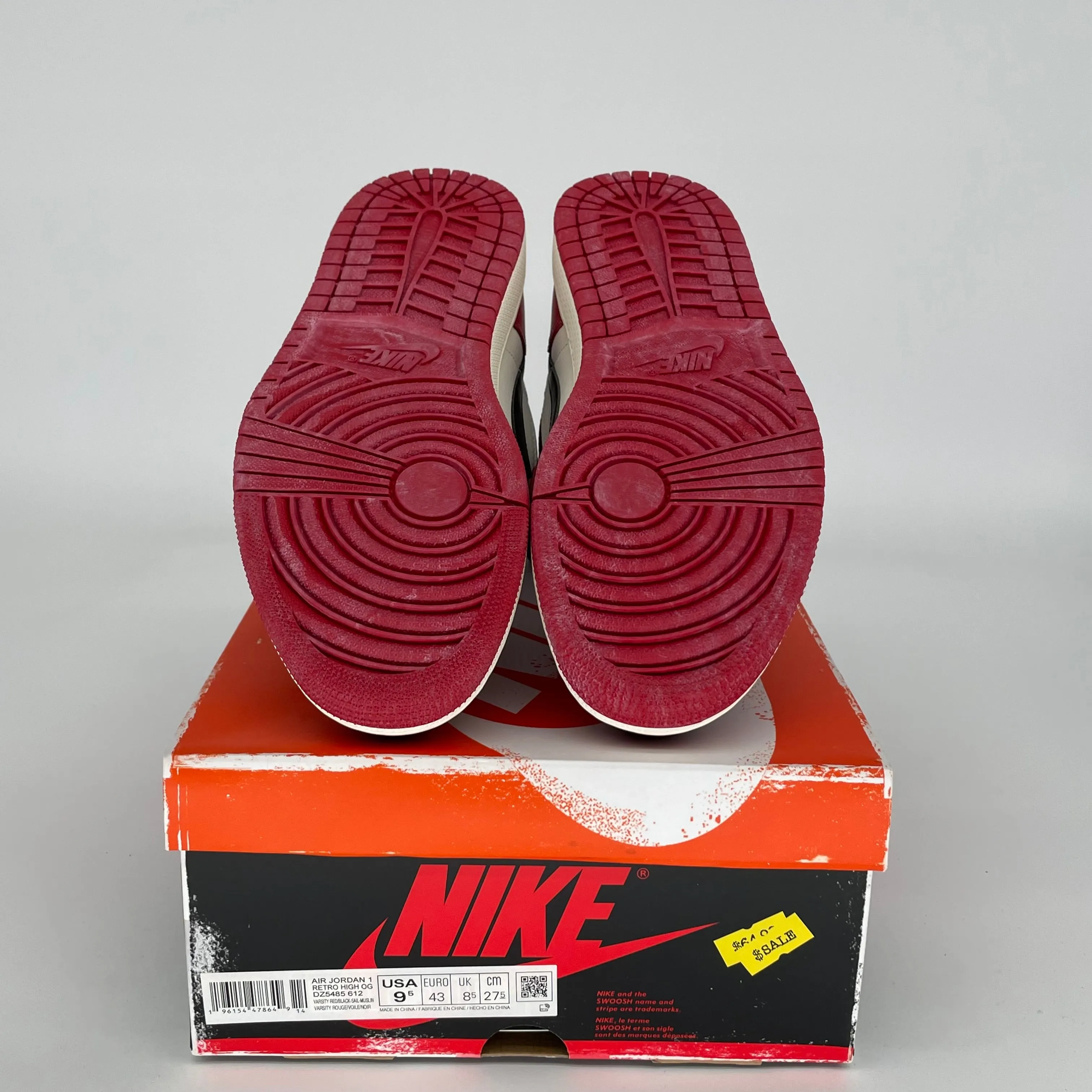 AIR JORDAN 1 LOST AND FOUND SIZE 9.5 DZ5485-612