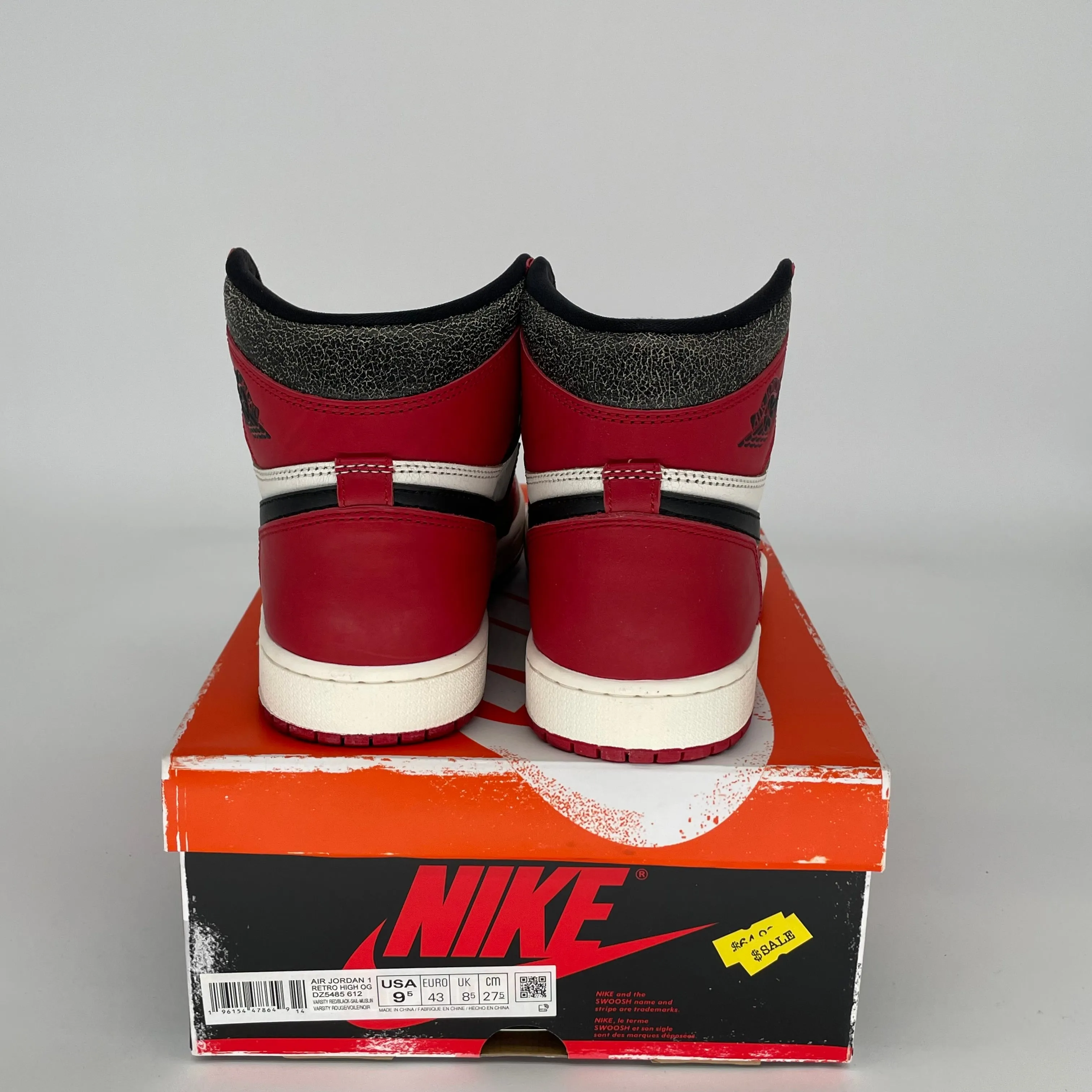 AIR JORDAN 1 LOST AND FOUND SIZE 9.5 DZ5485-612