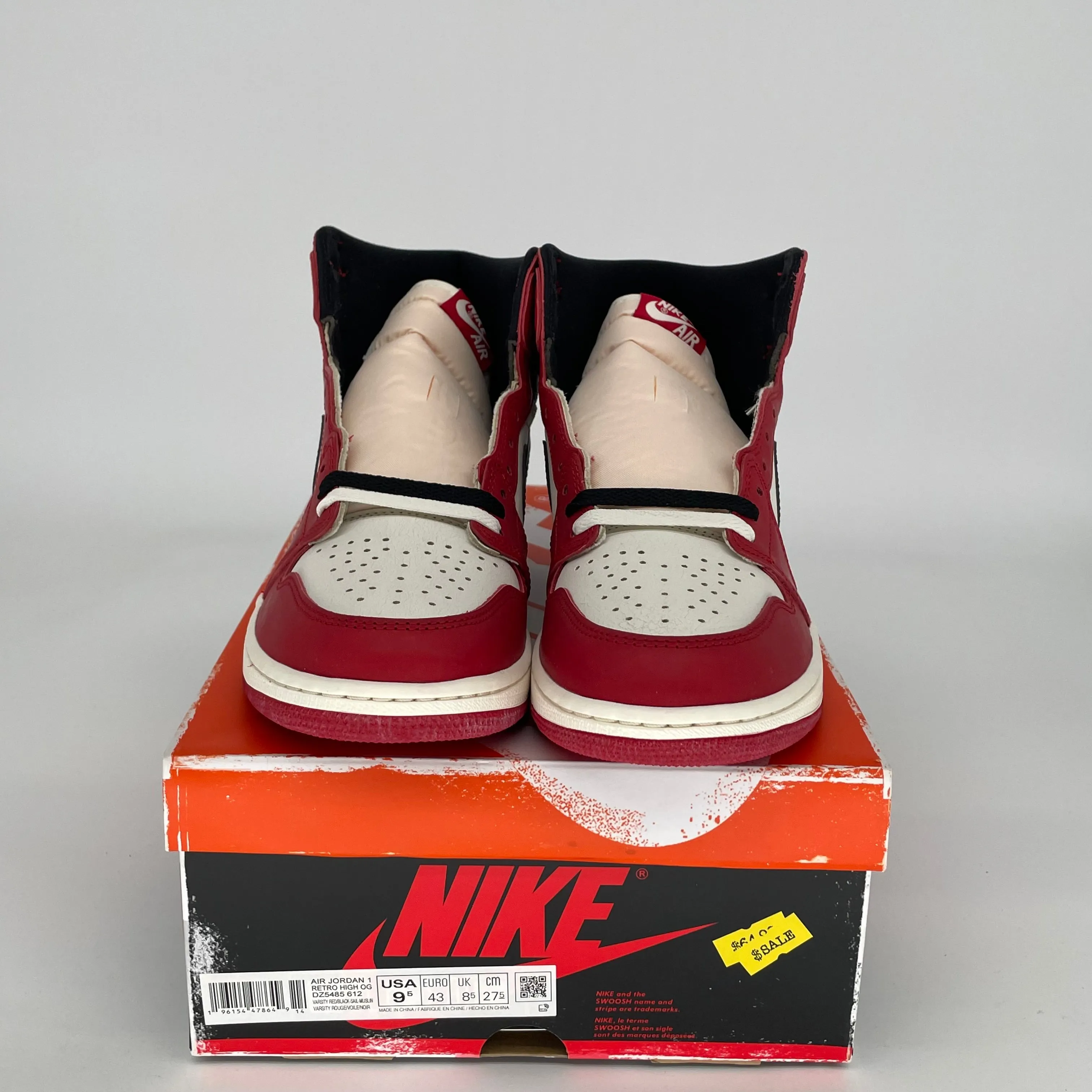 AIR JORDAN 1 LOST AND FOUND SIZE 9.5 DZ5485-612