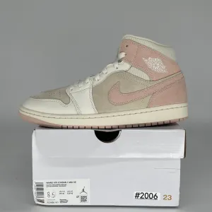 AIR JORDAN 1 MID SEERSUCKER W SIZE 8.5 FQ1926-161