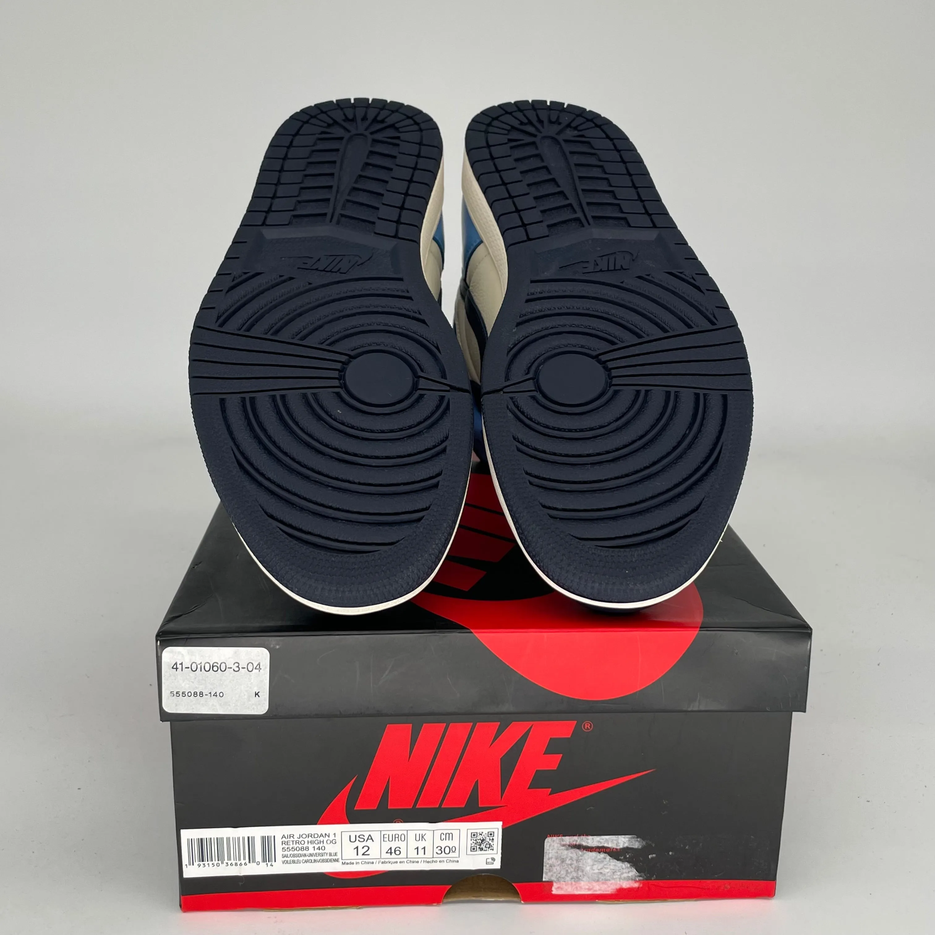 AIR JORDAN 1 OBSIDIAN SIZE 12 555088-140