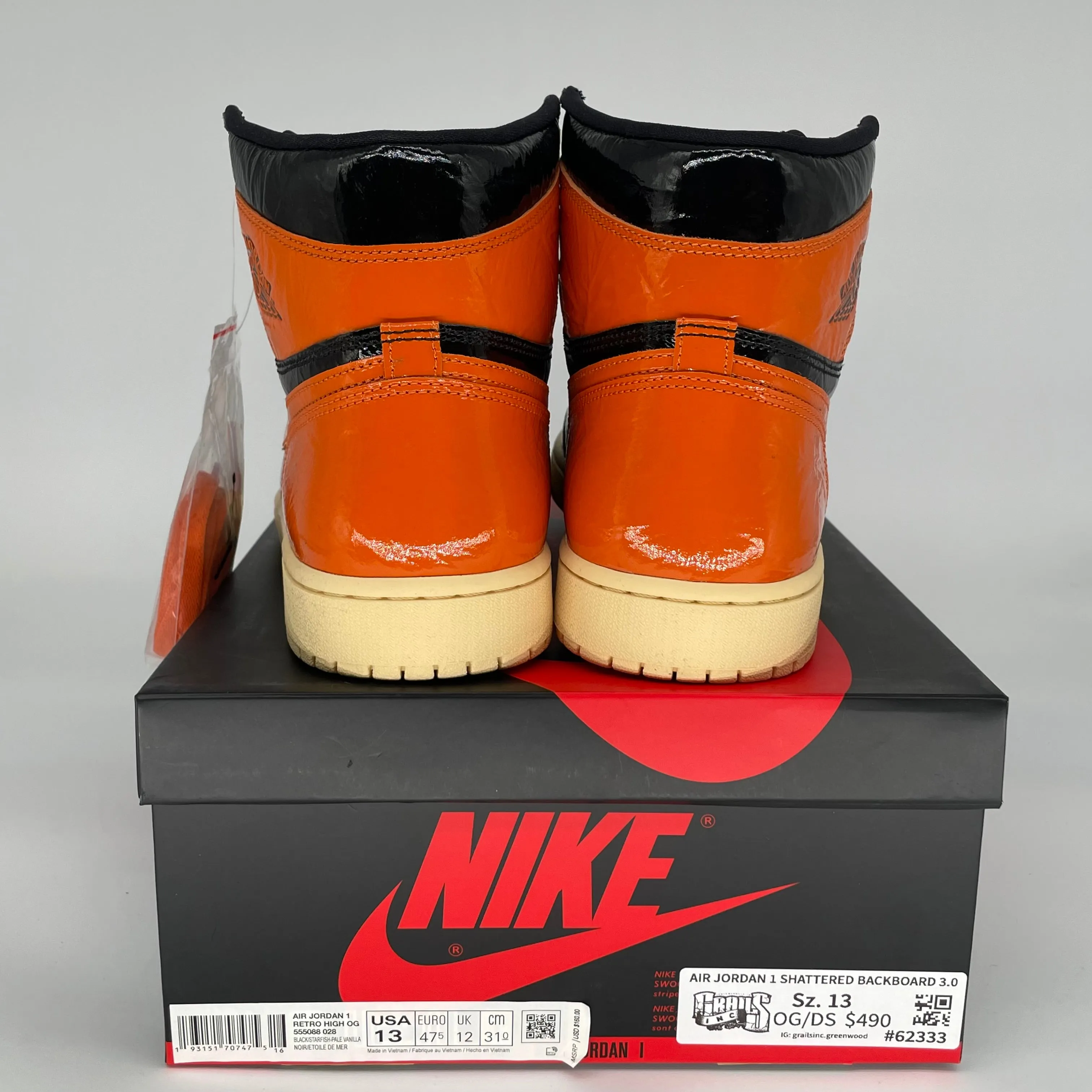 AIR JORDAN 1 SHATTERED BACKBOARD 3.0 SIZE 13 555088-028
