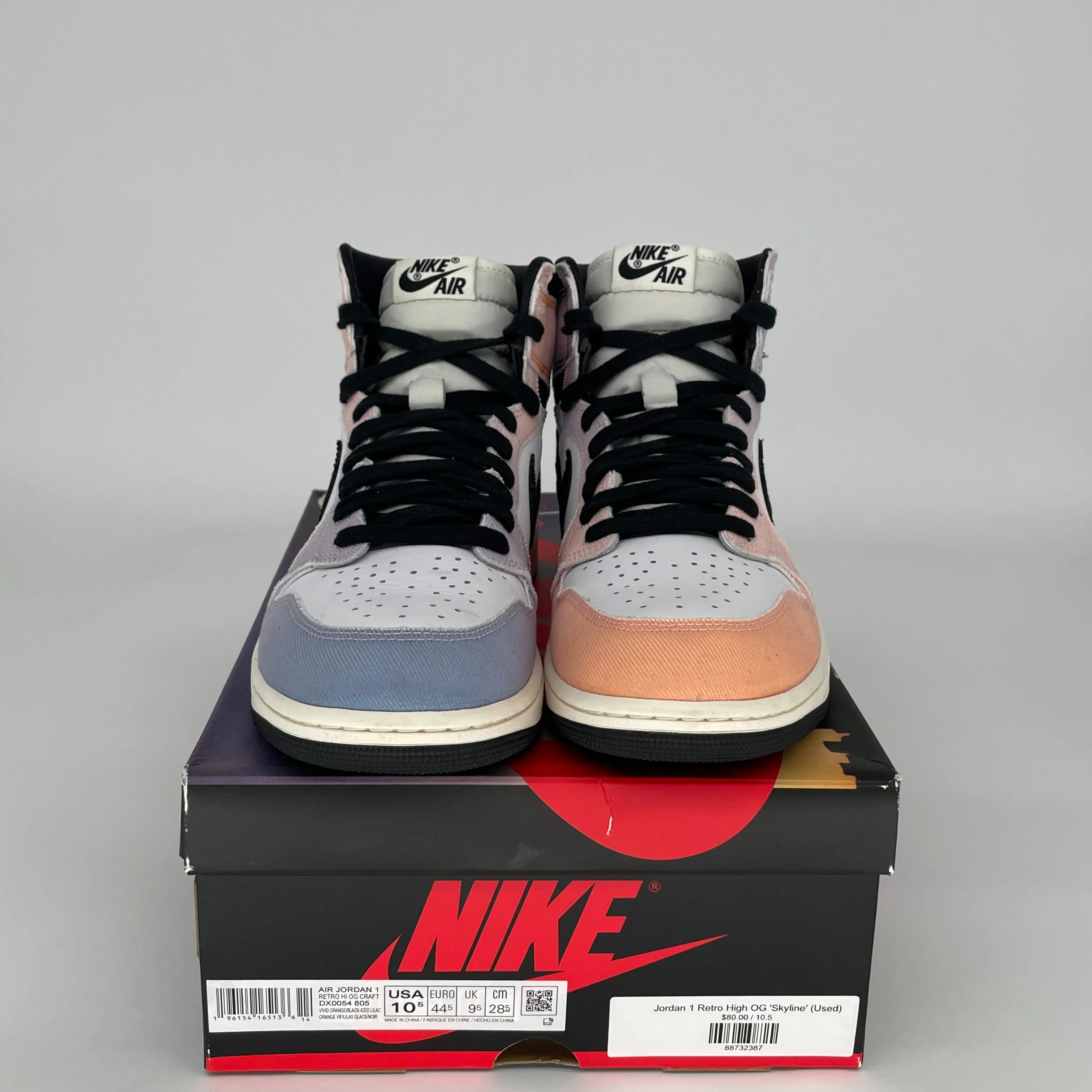 AIR JORDAN 1 SKYLINE SIZE 10.5 DX0054-805