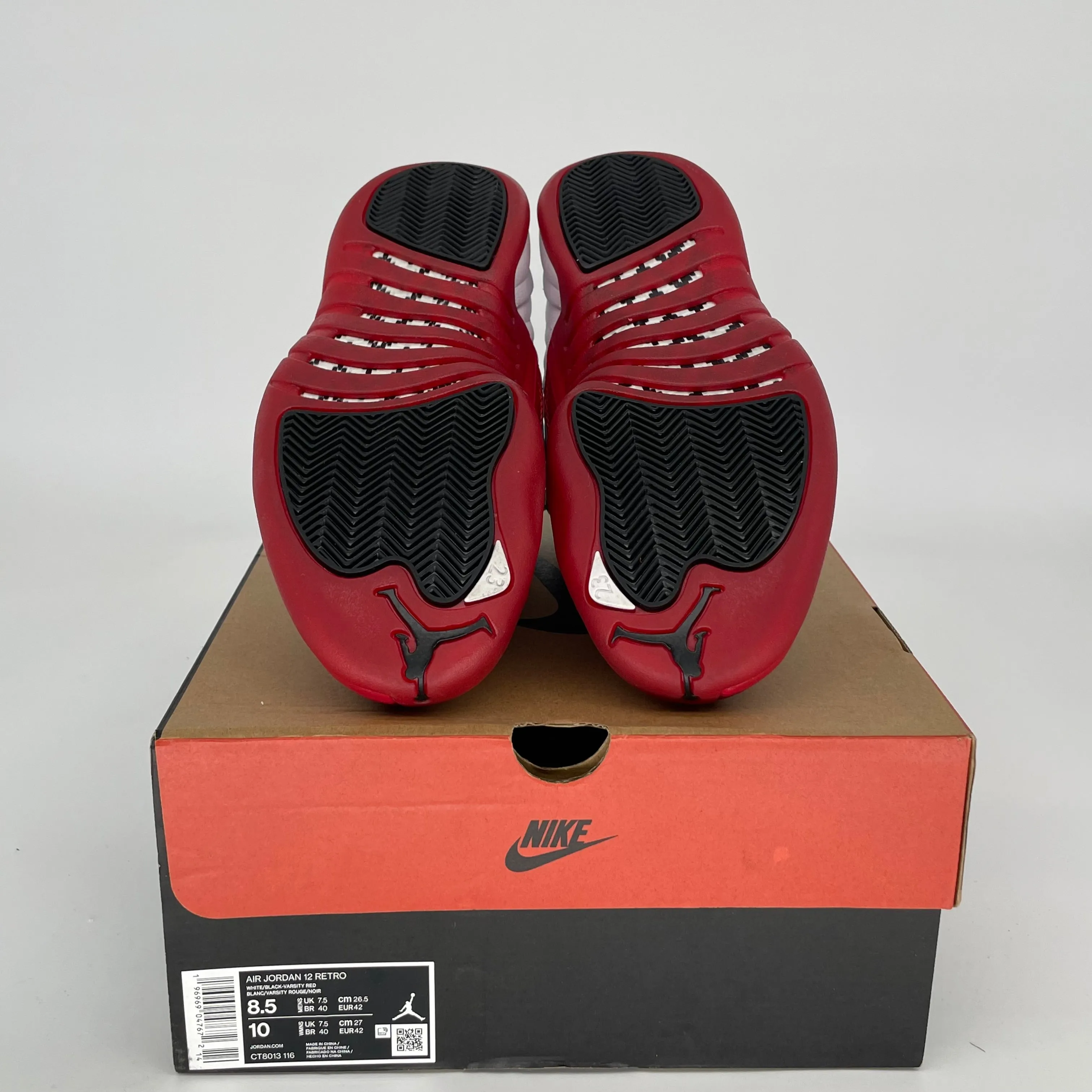 AIR JORDAN 12 CHERRY SIZE 8.5 CT8013-116