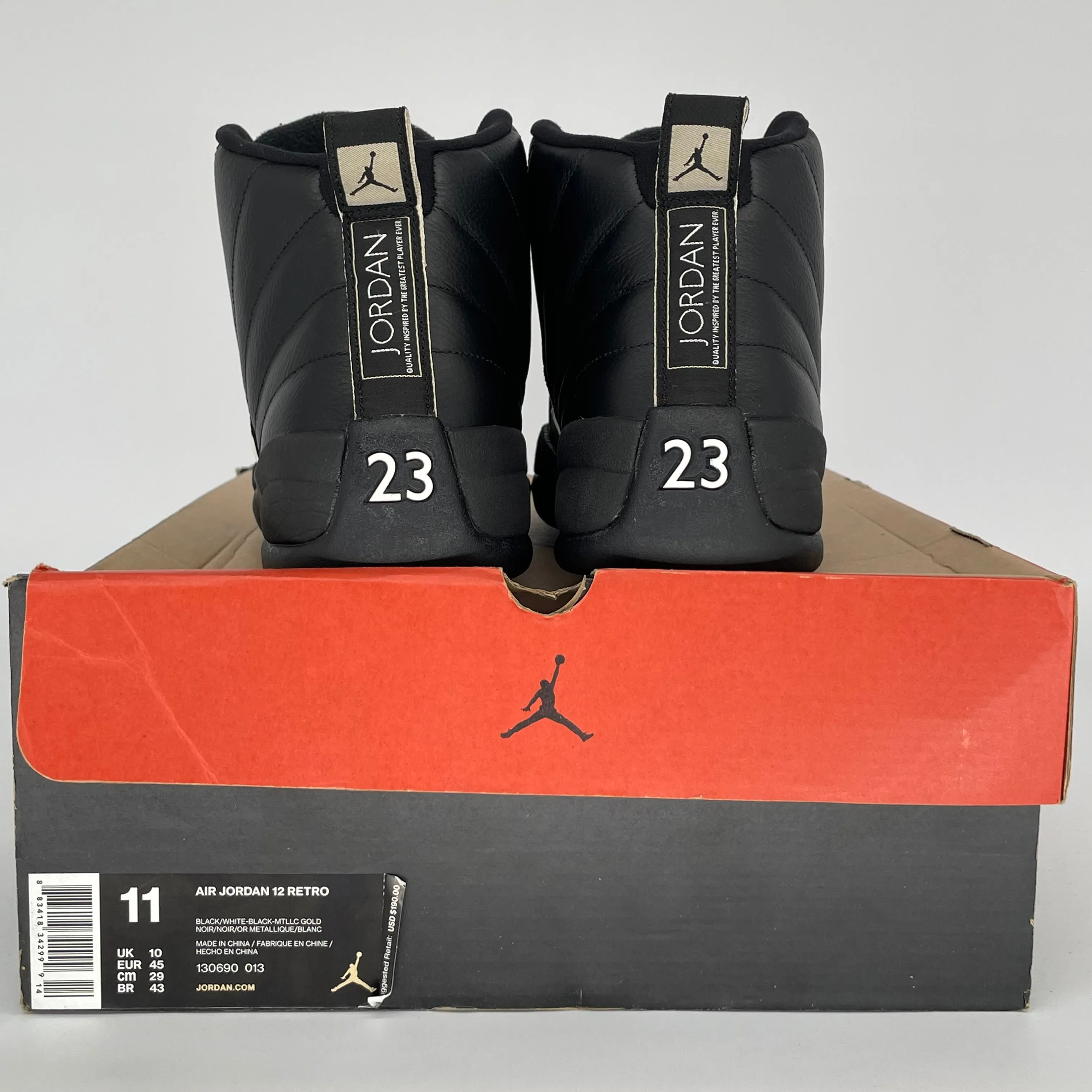 AIR JORDAN 12 MASTER SIZE 11 1130690-013