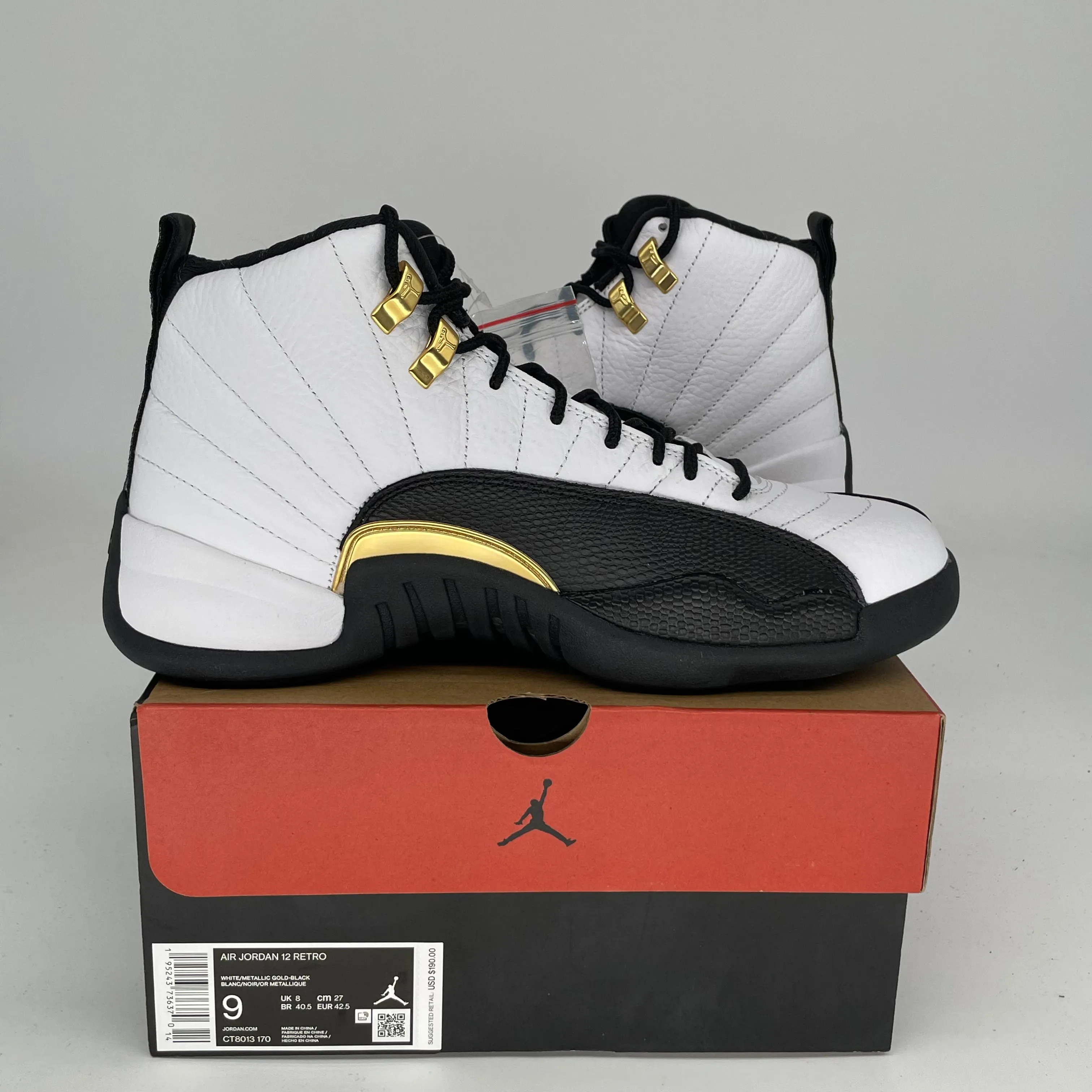 AIR JORDAN 12 ROYALTY TAXI SIZE 9 CT8013-170