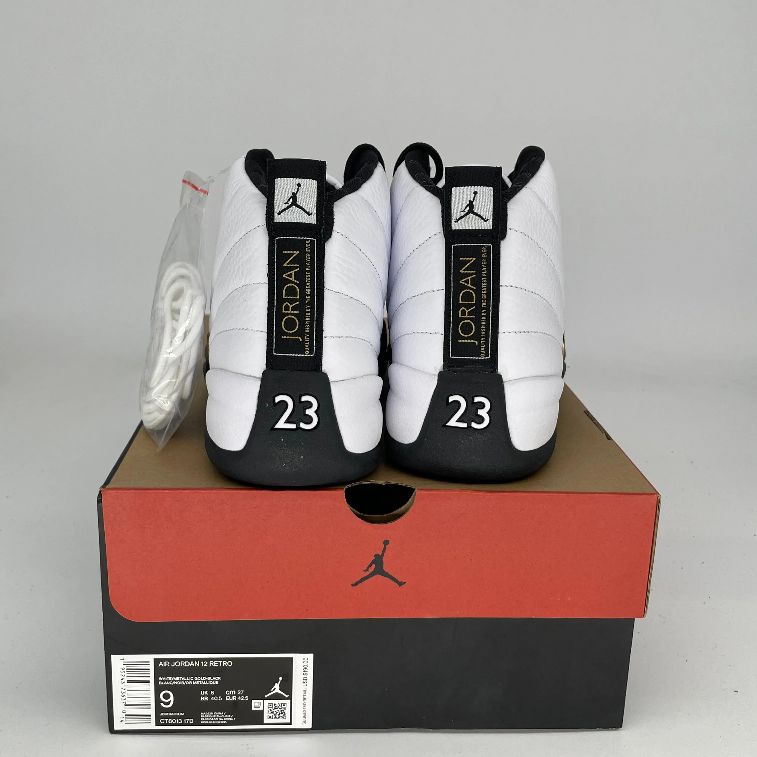 AIR JORDAN 12 ROYALTY TAXI SIZE 9 CT8013-170