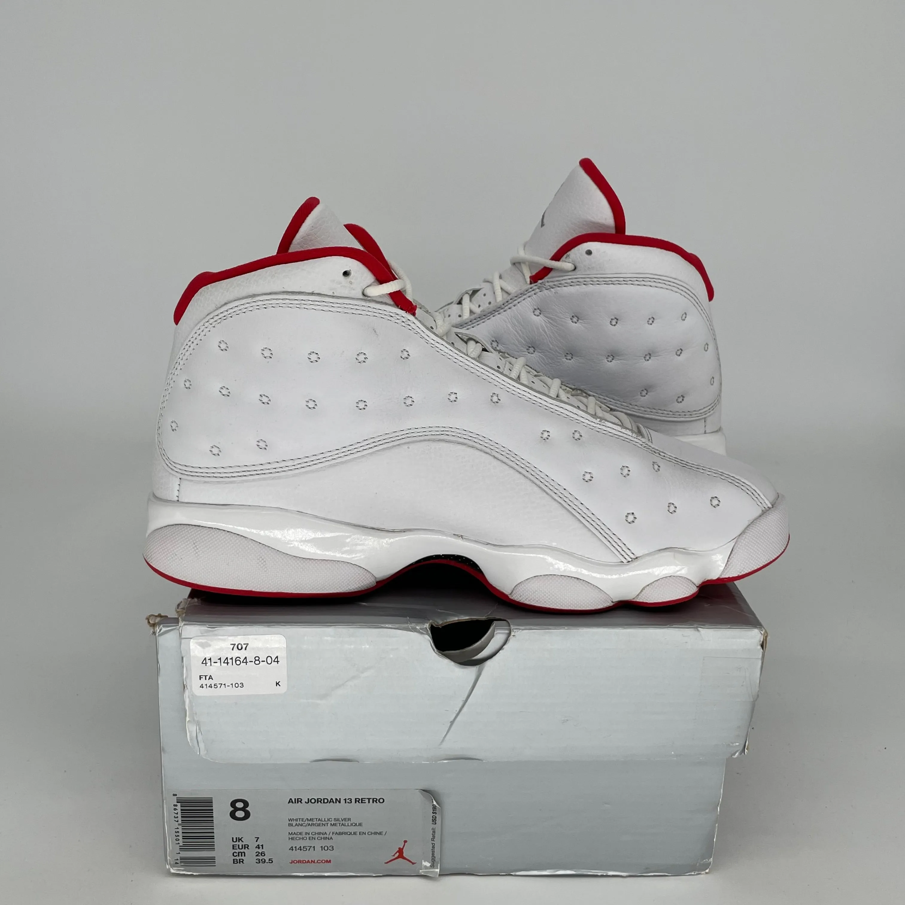 AIR JORDAN 13 ALTERNATE HISTORY OF FLIGHT SIZE 8 414571-103