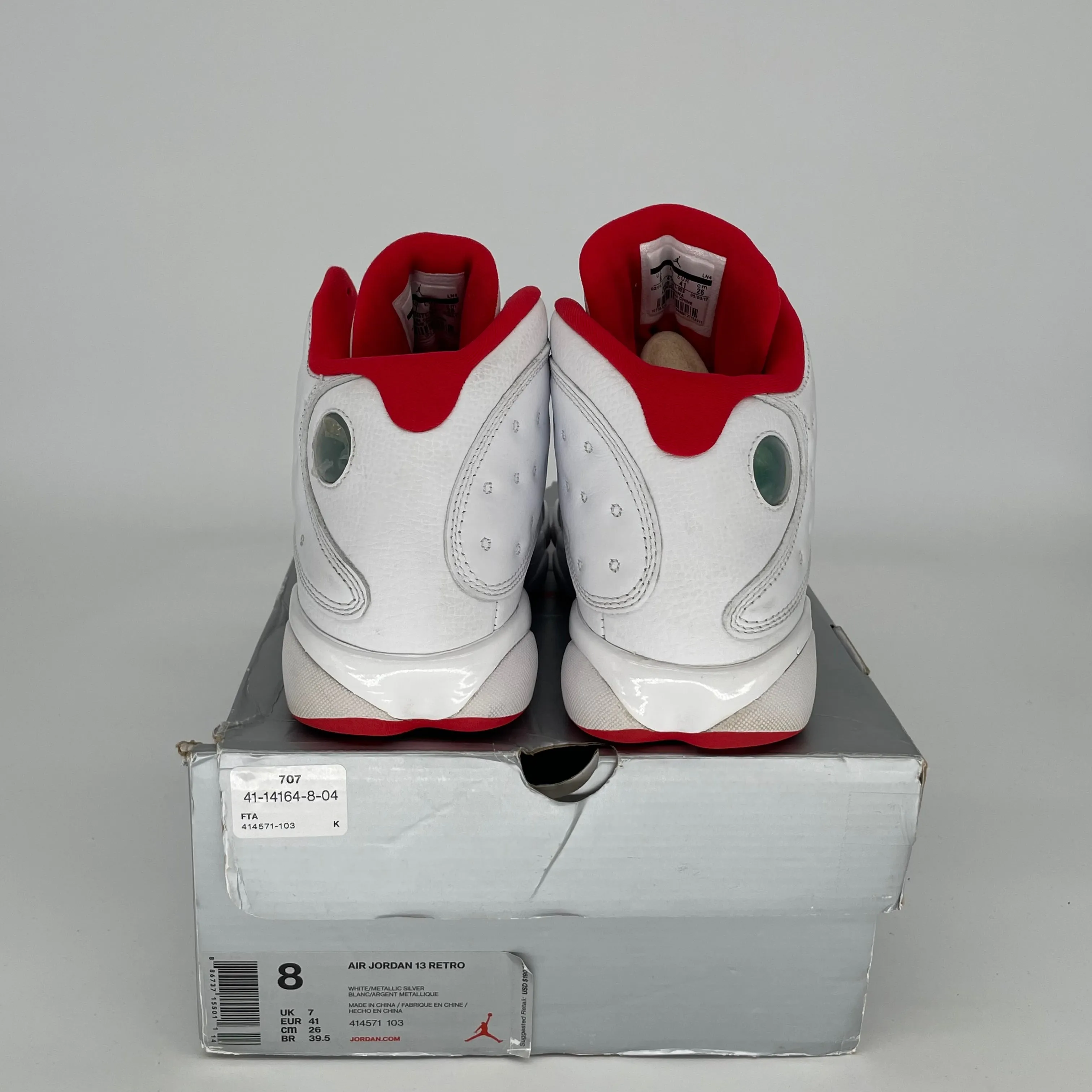 AIR JORDAN 13 ALTERNATE HISTORY OF FLIGHT SIZE 8 414571-103