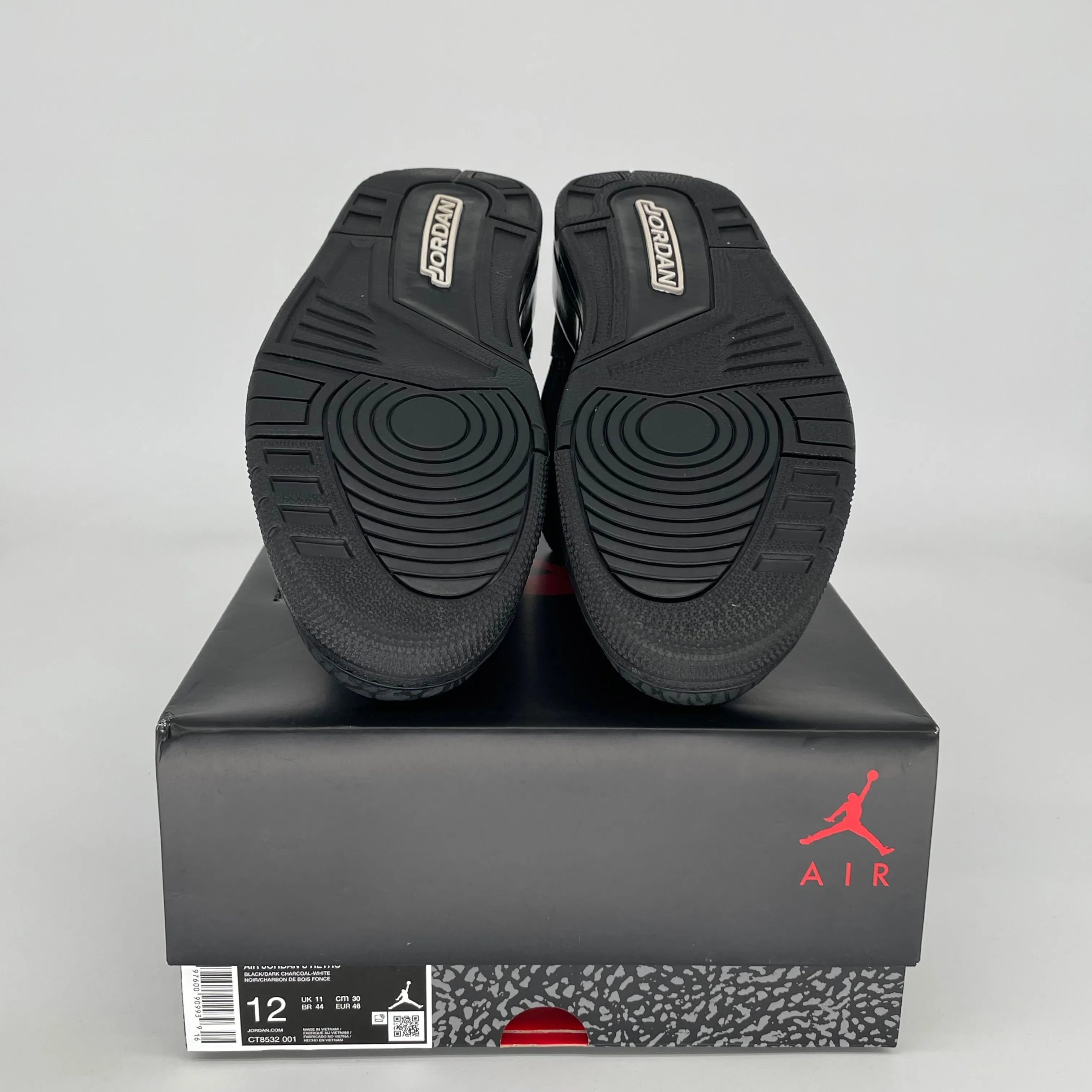 AIR JORDAN 3 BLACK CAT SIZE 12 CT8532-001