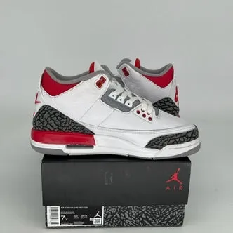 AIR JORDAN 3 FIRE RED SIZE 7 DM0967-160