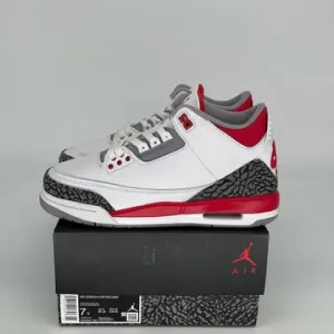 AIR JORDAN 3 FIRE RED SIZE 7 DM0967-160