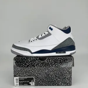 AIR JORDAN 3 MIDNIGHT NAVY SIZE 11.5 CT8532-140