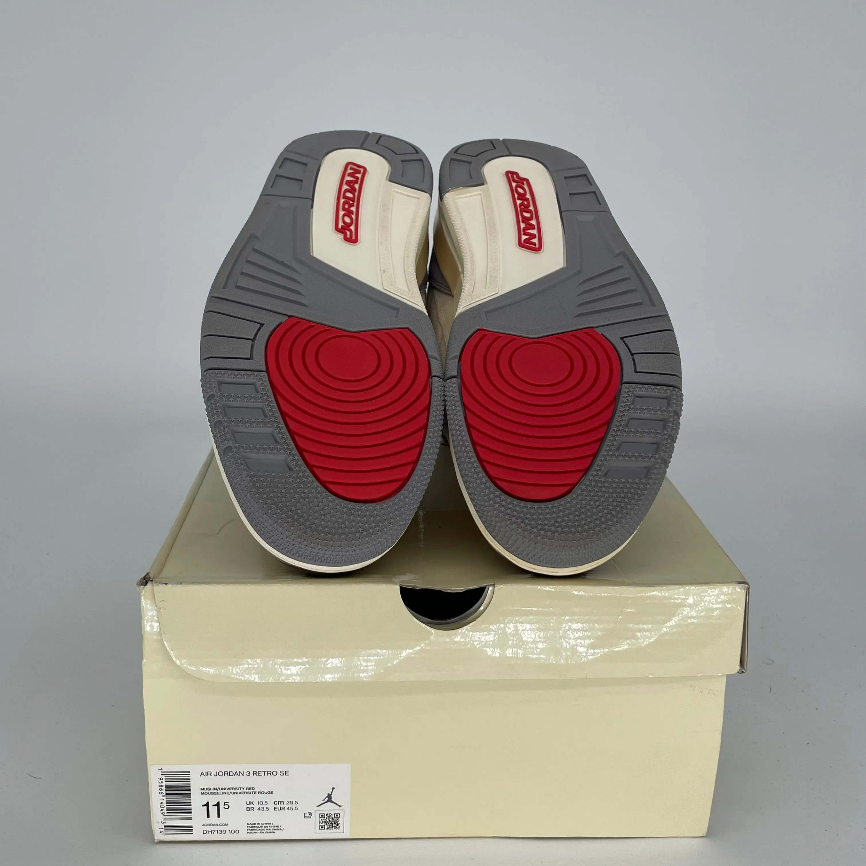 AIR JORDAN 3 MUSLIN SIZE 11.5 DH7139-100
