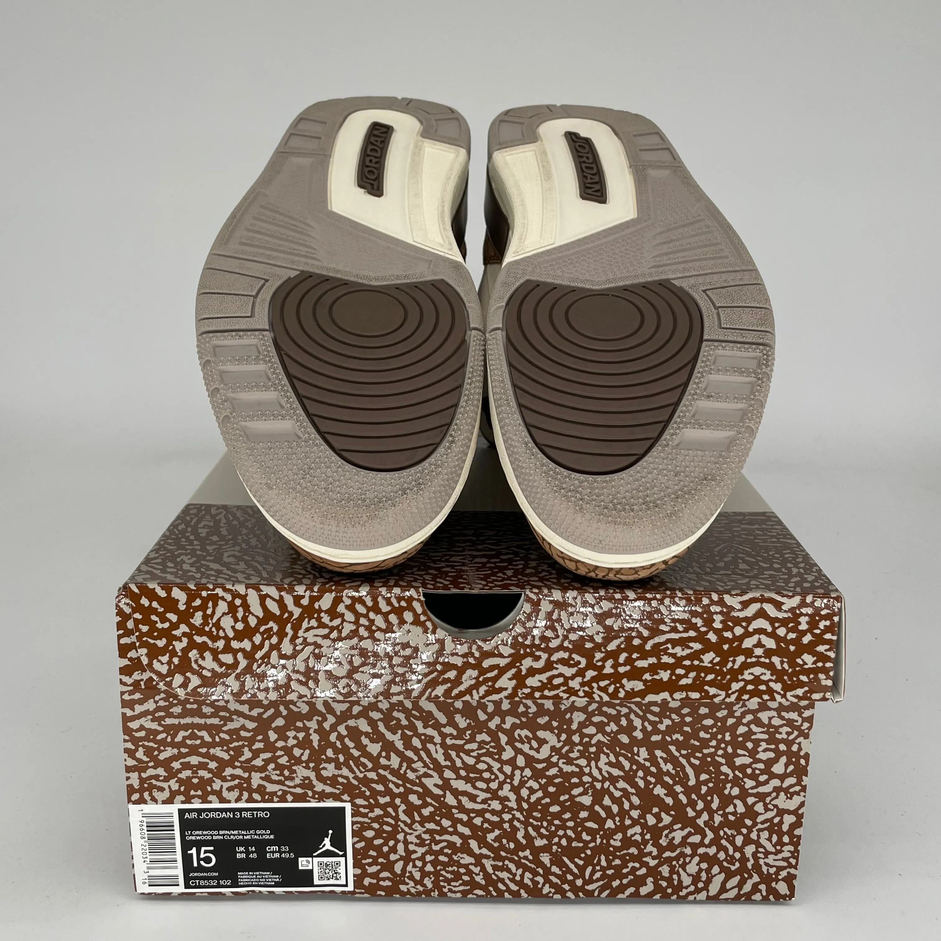 AIR JORDAN 3 PALOMINO SIZE 15 CT8532-102