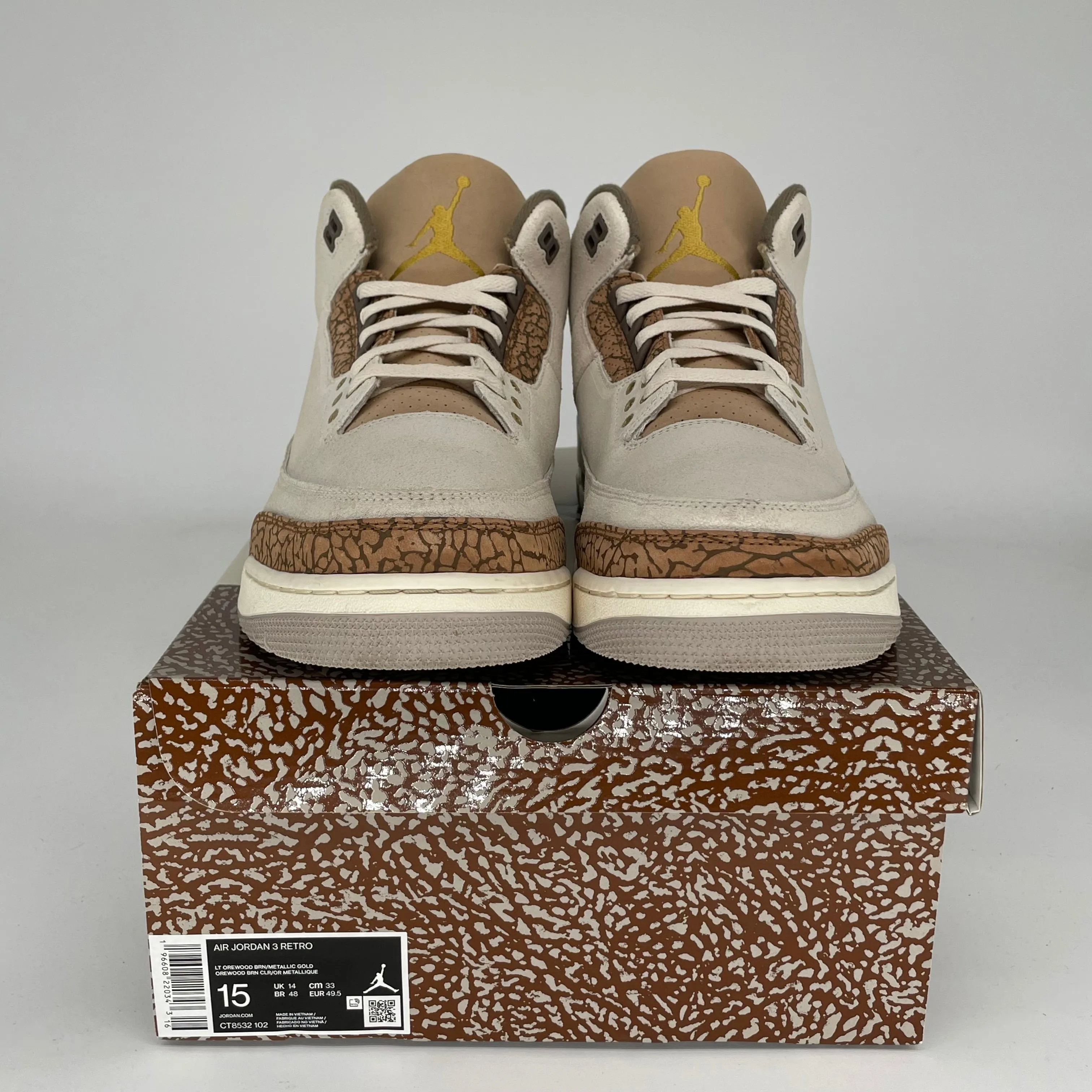AIR JORDAN 3 PALOMINO SIZE 15 CT8532-102