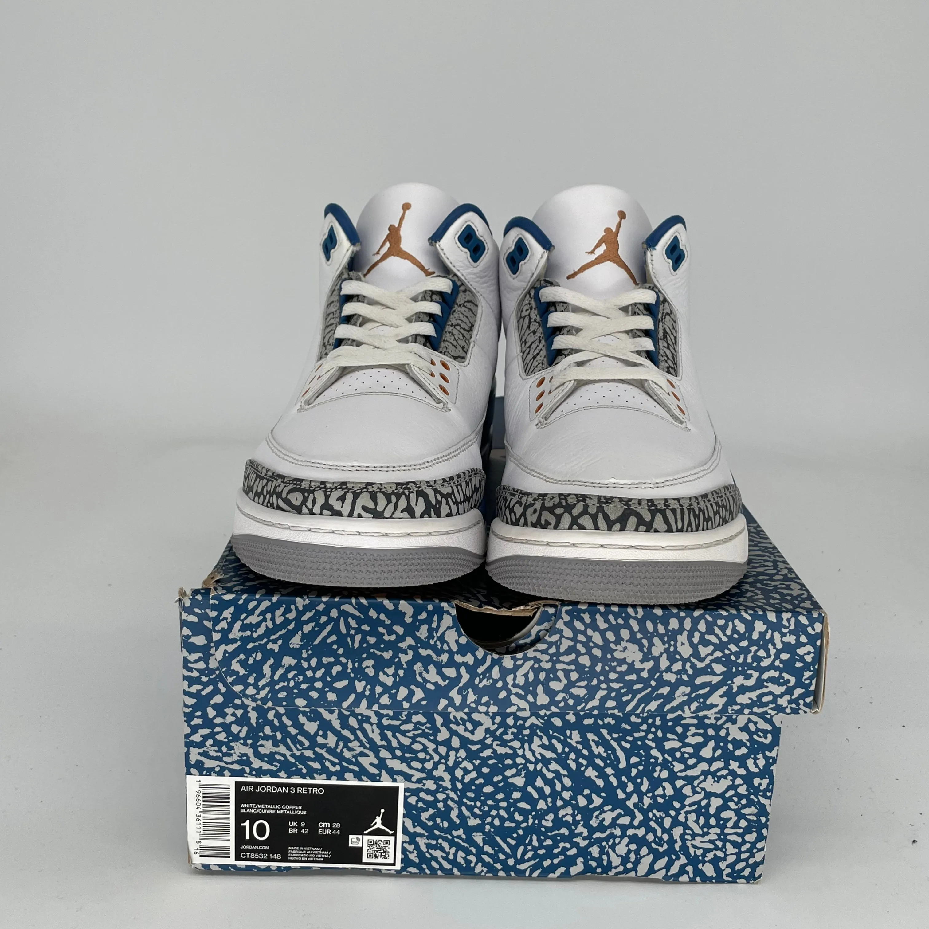 AIR JORDAN 3 WIZARDS SIZE 10 CT8532-148