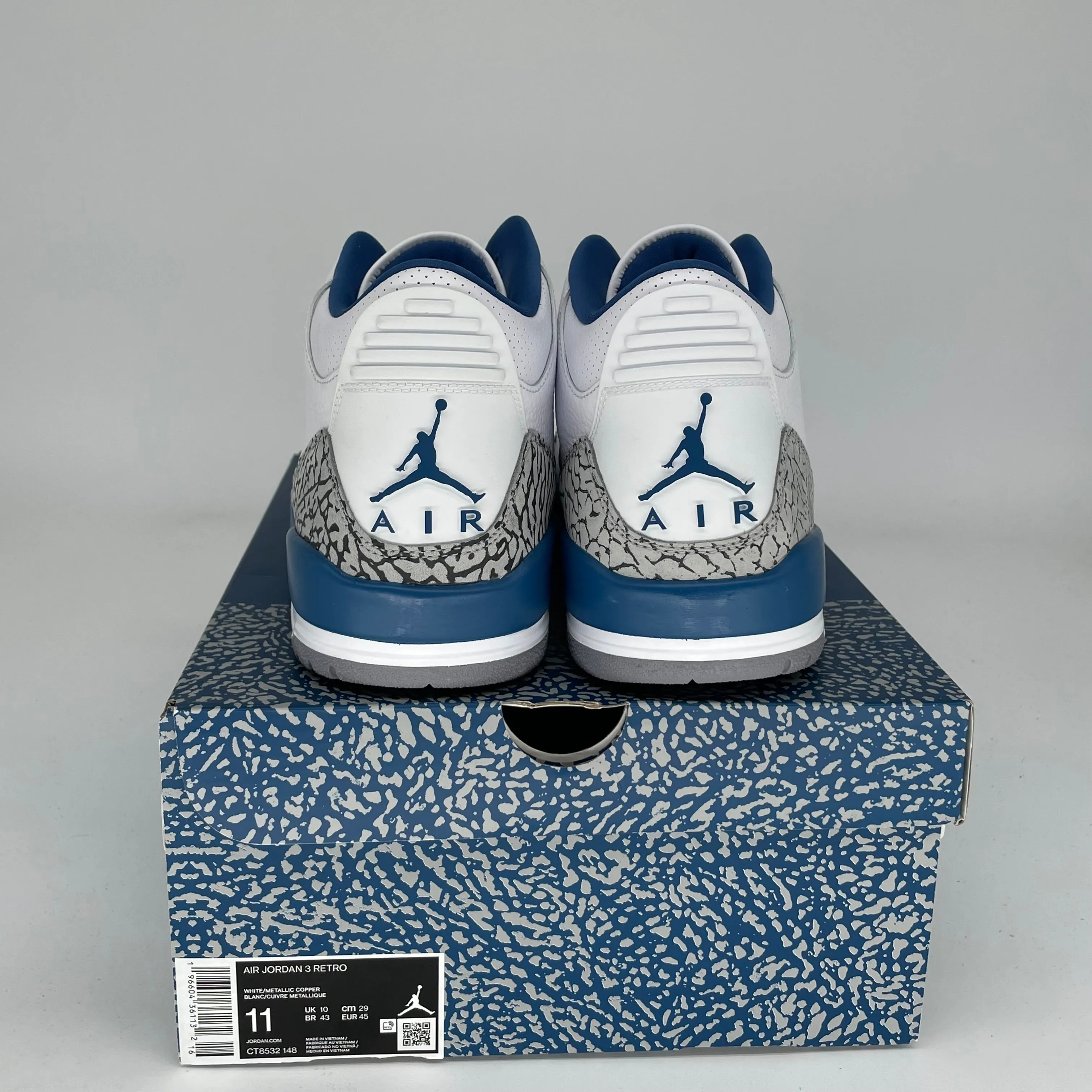 AIR JORDAN 3 WIZARDS SIZE 11 CT8532-148