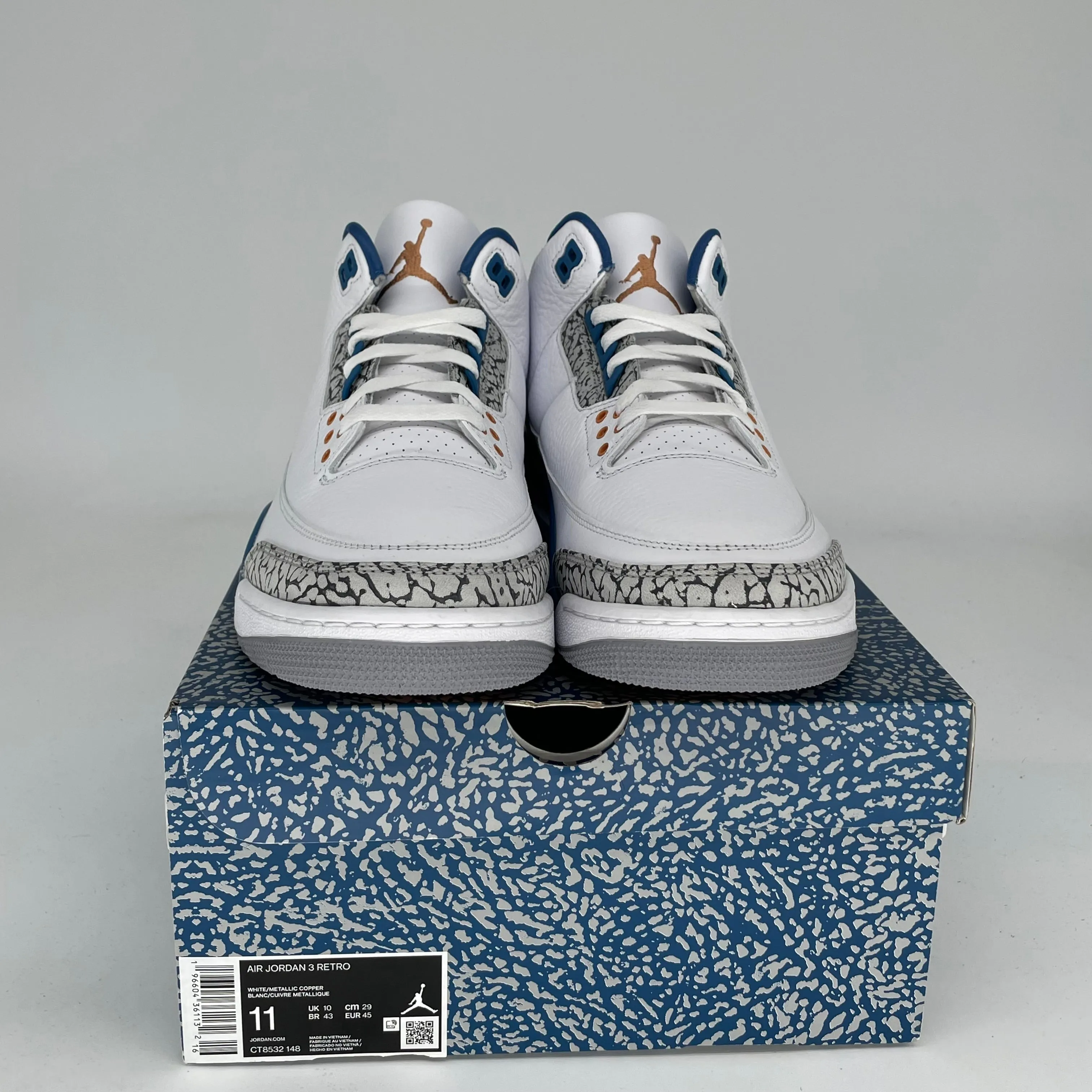 AIR JORDAN 3 WIZARDS SIZE 11 CT8532-148