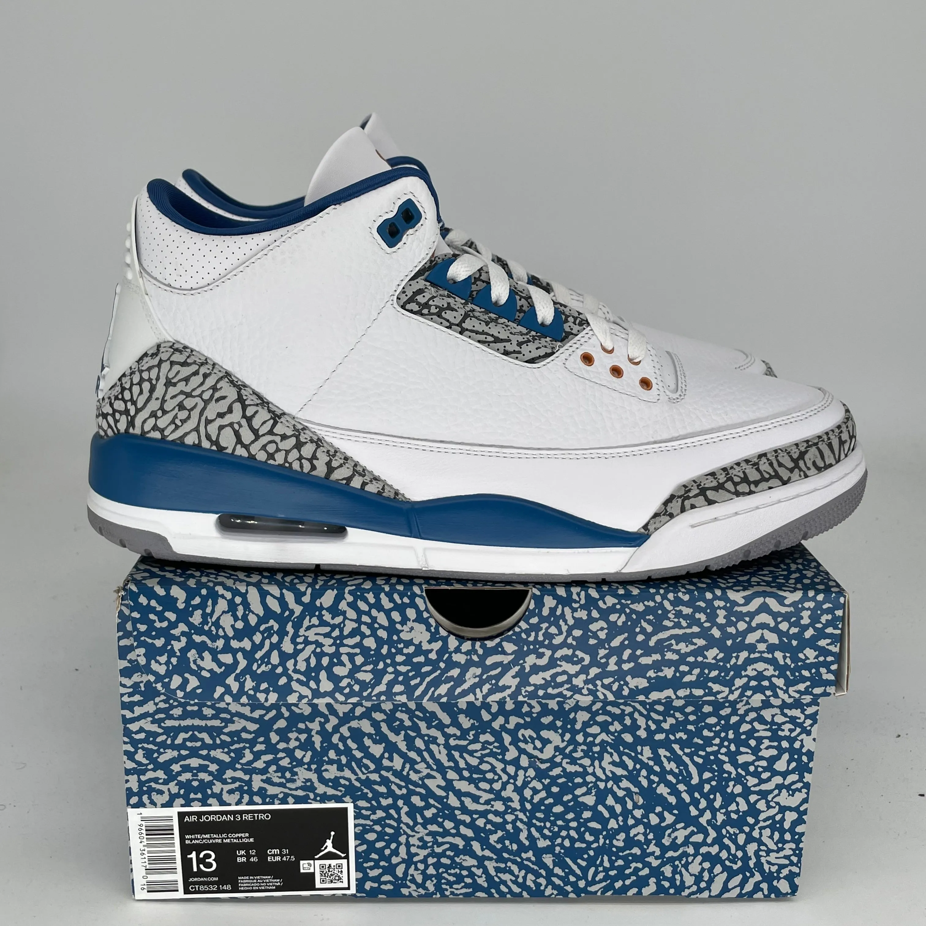 AIR JORDAN 3 WIZARDS SIZE 13 CT8532-148