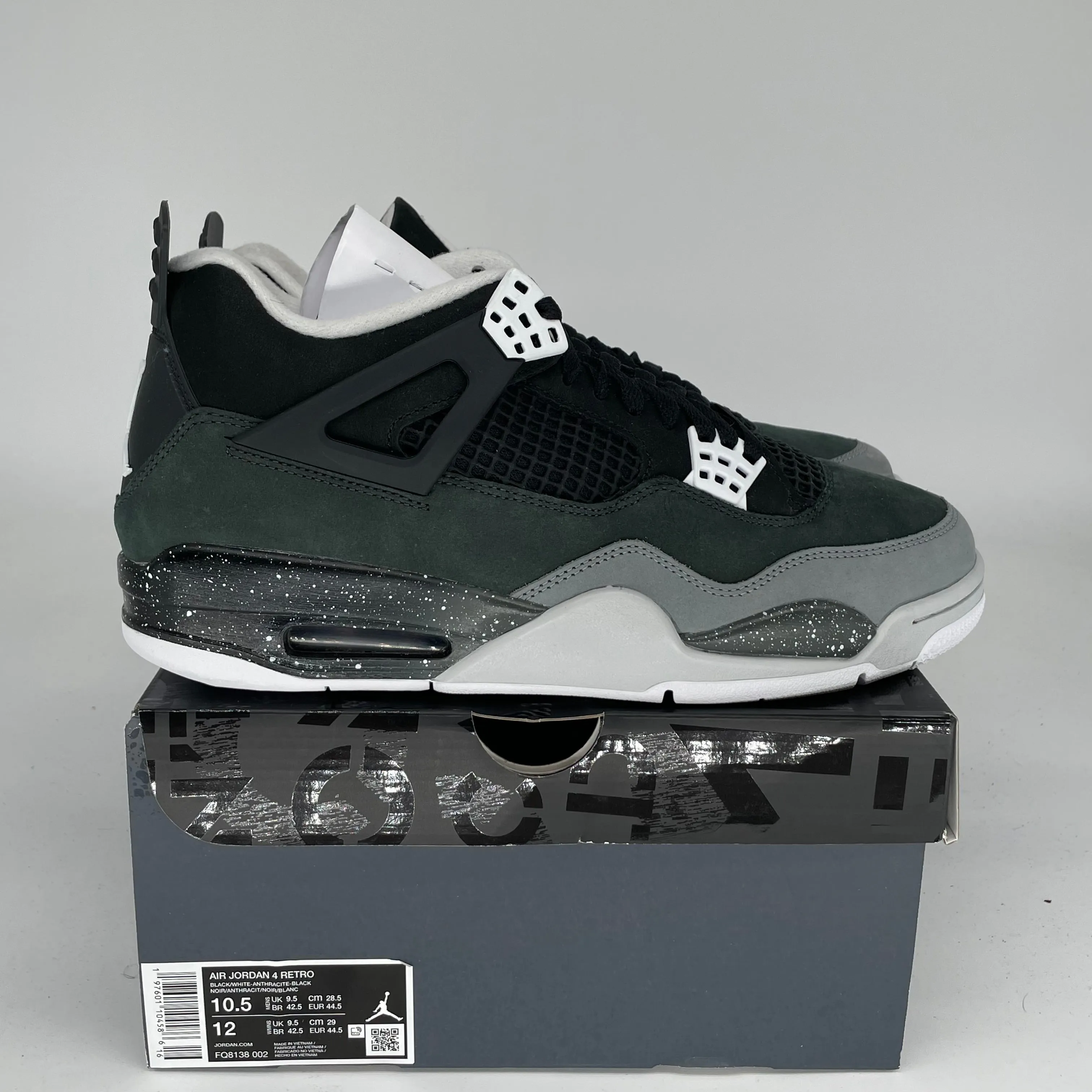 AIR JORDAN 4 FEAR SIZE 10.5 FQ8138-002