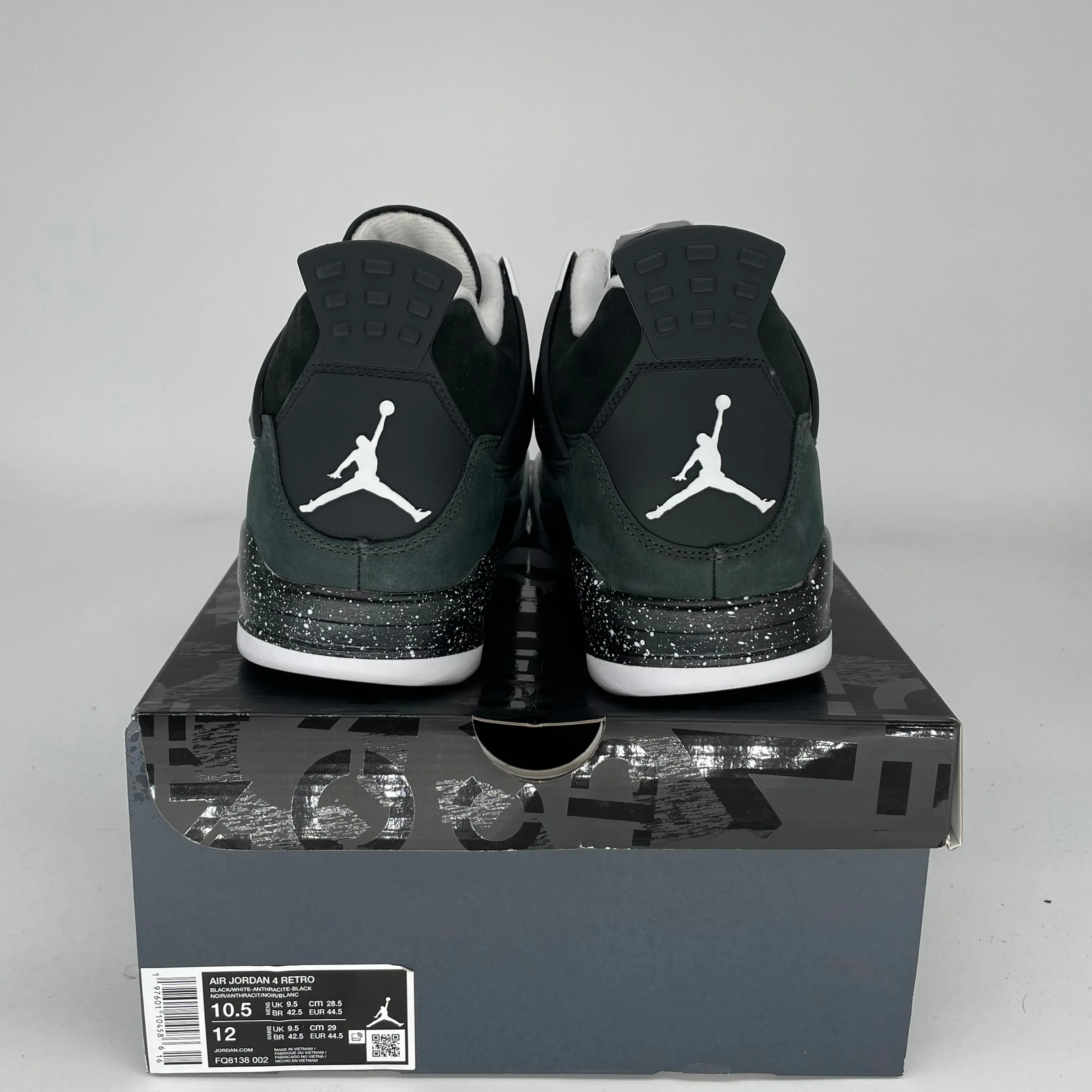 AIR JORDAN 4 FEAR SIZE 10.5 FQ8138-002
