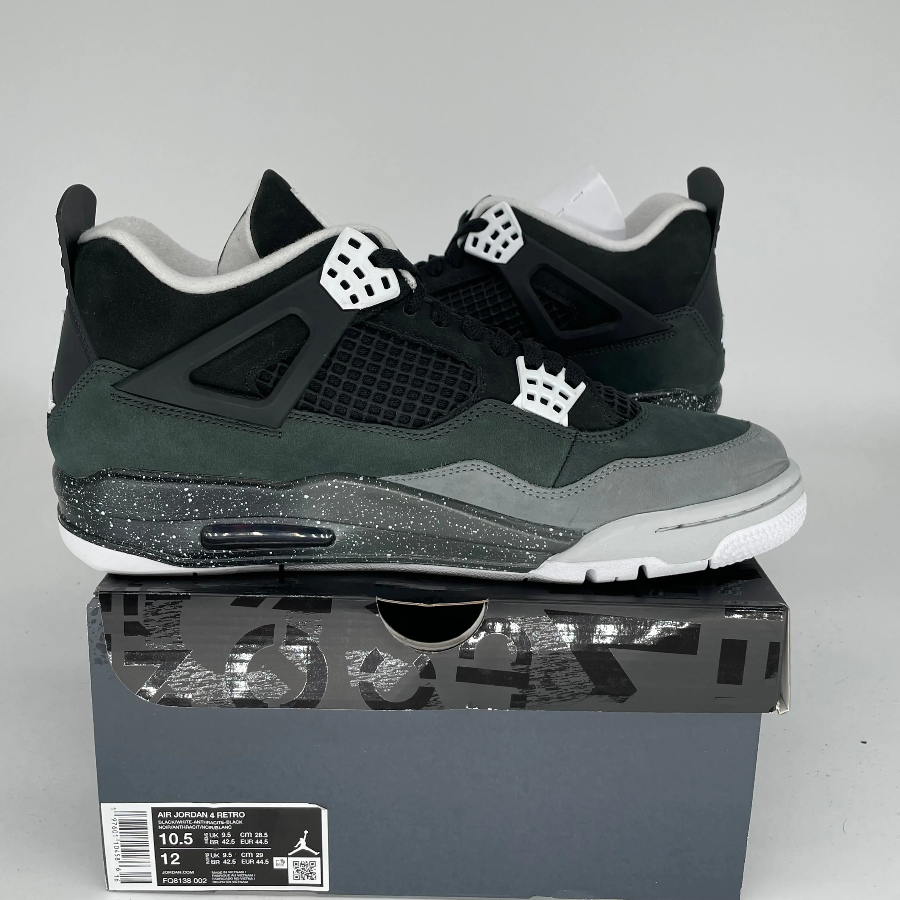 AIR JORDAN 4 FEAR SIZE 10.5 FQ8138-002