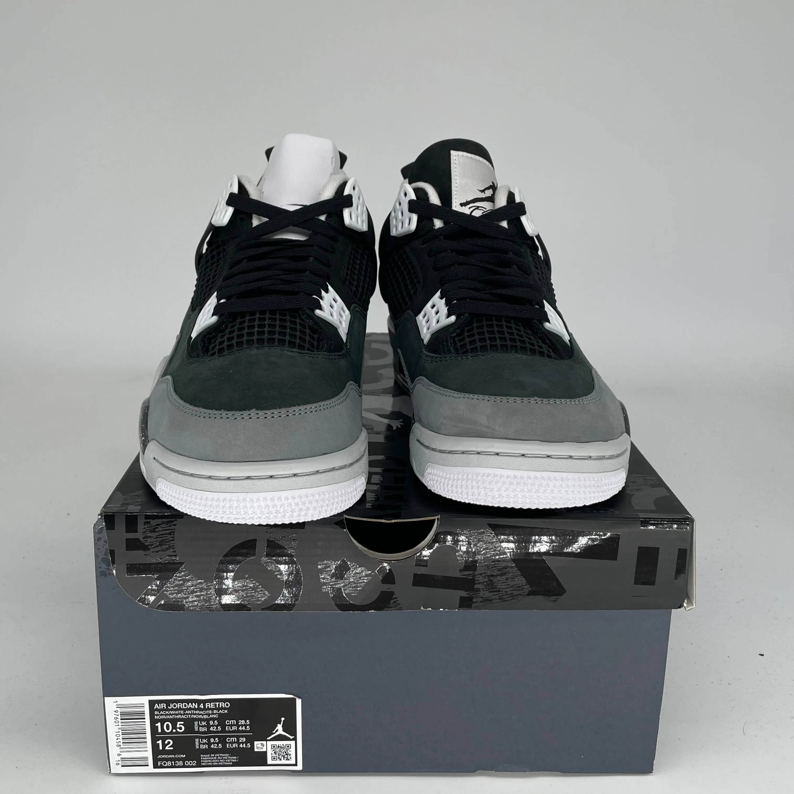 AIR JORDAN 4 FEAR SIZE 10.5 FQ8138-002