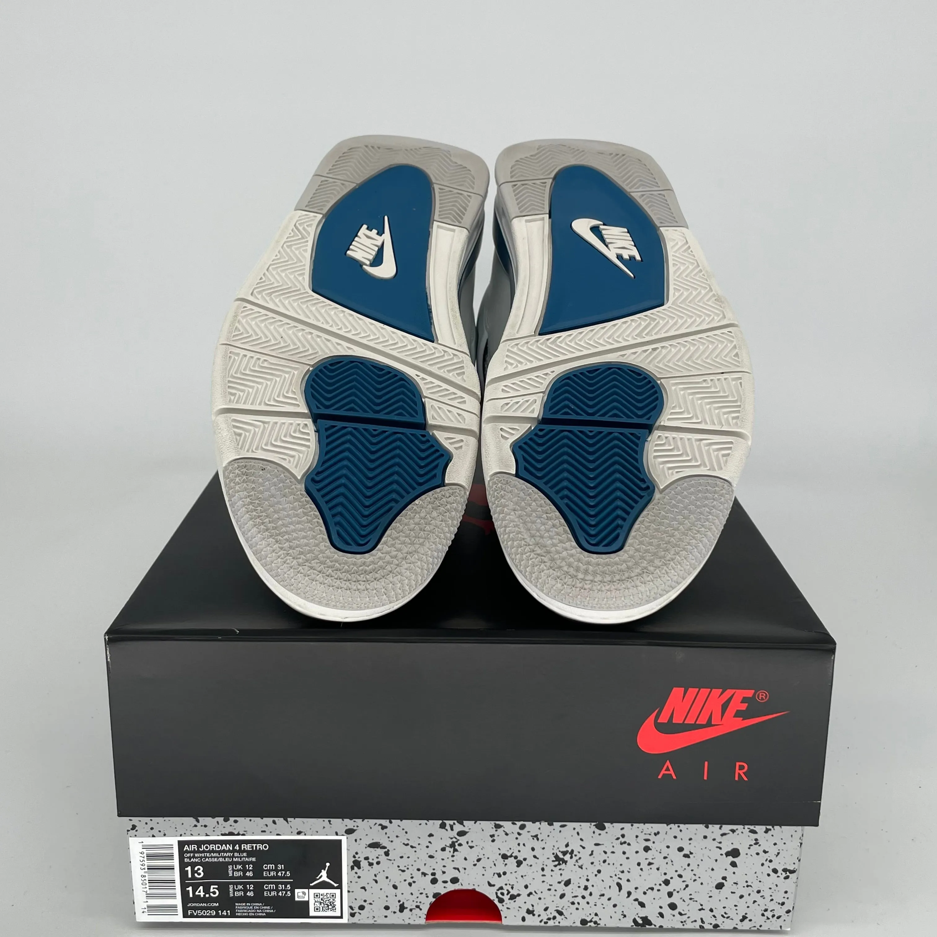 AIR JORDAN 4 MILITARY BLUE SIZE 13 FV5029-141