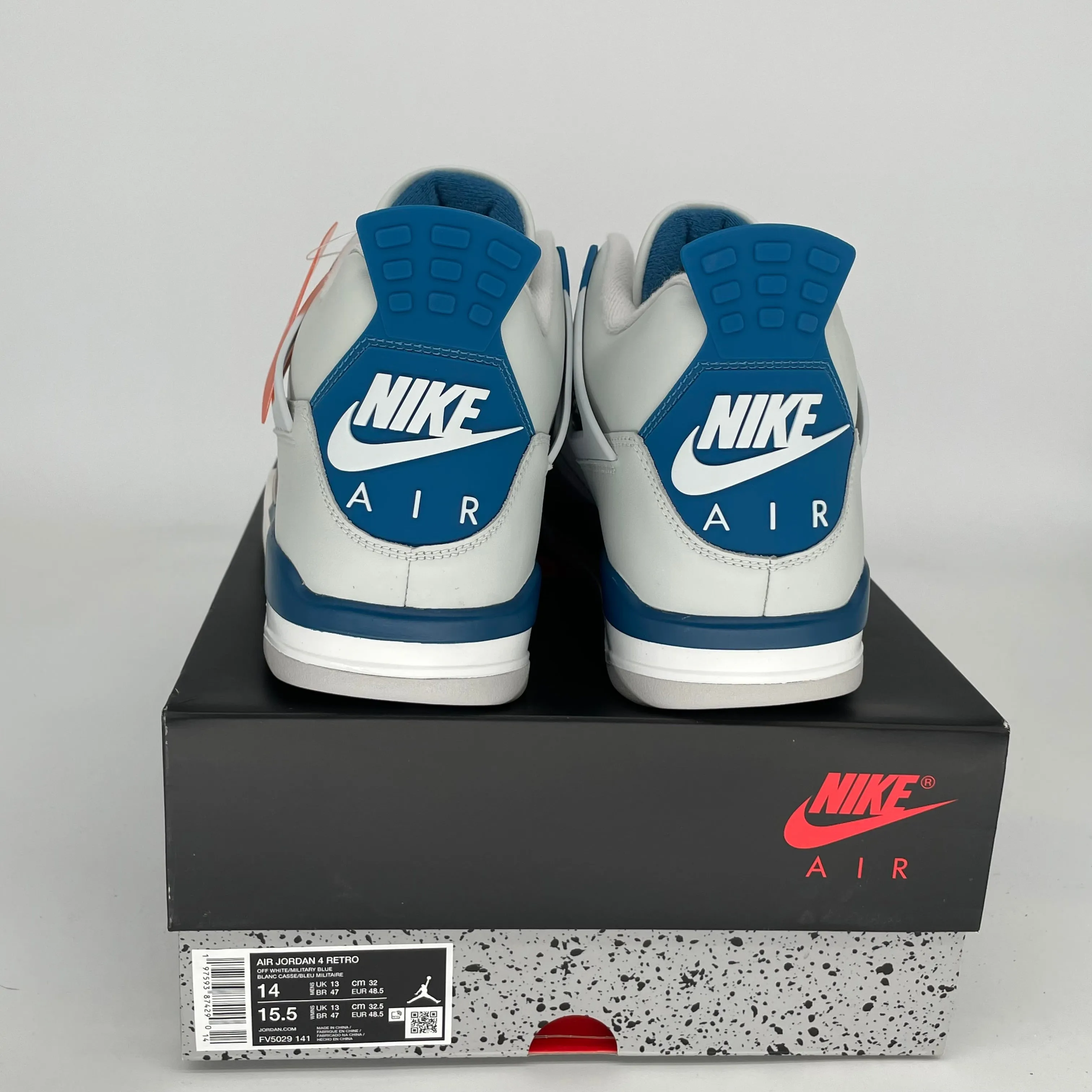 AIR JORDAN 4 MILITARY BLUE SIZE 14 FV5029-141